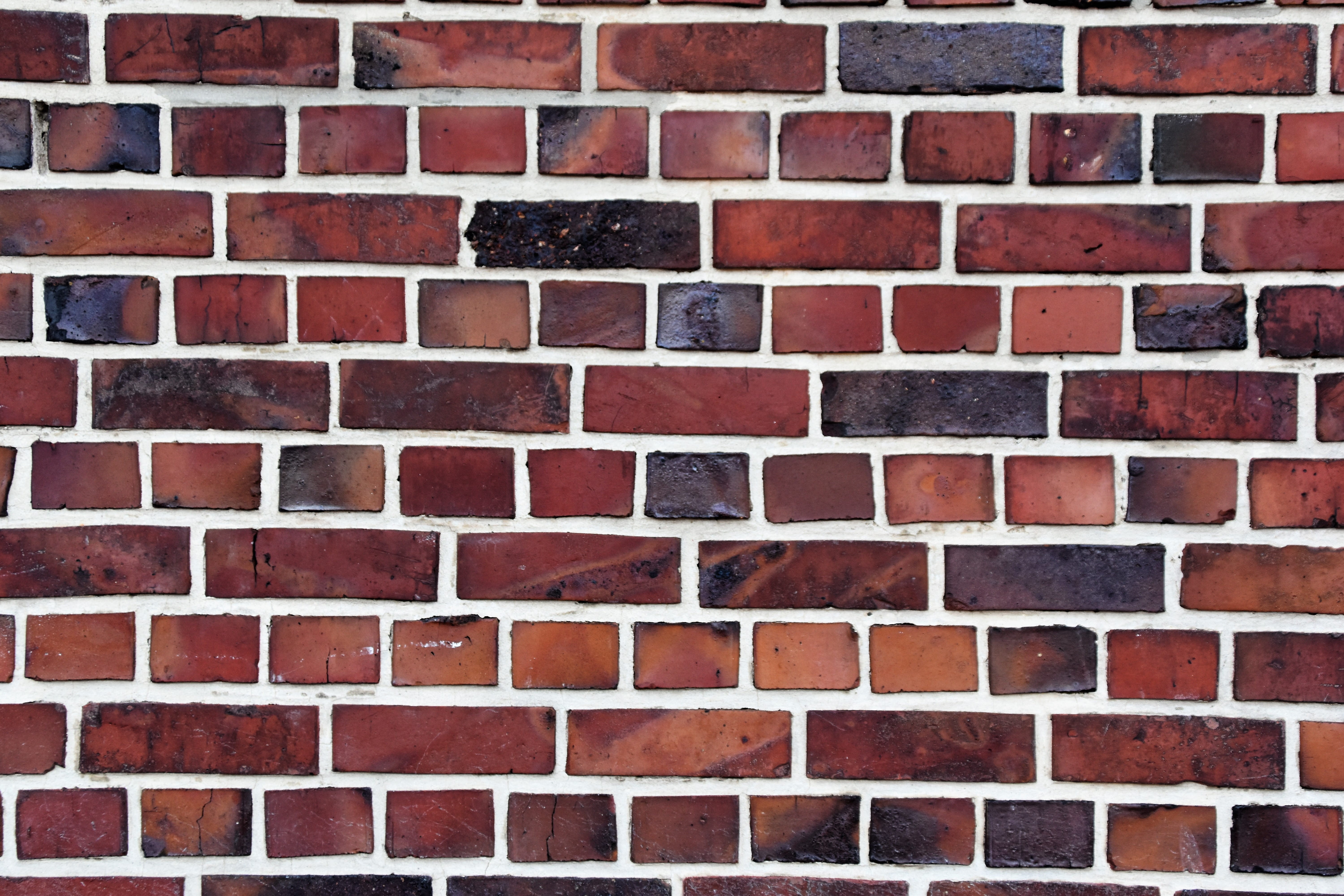 shape, 5K, wall - building feature, plant, hole, building, wall, photo, close-up, brick, no people, red, teal, outdoors, stone wall, brick wall, white, HD Wallpaper