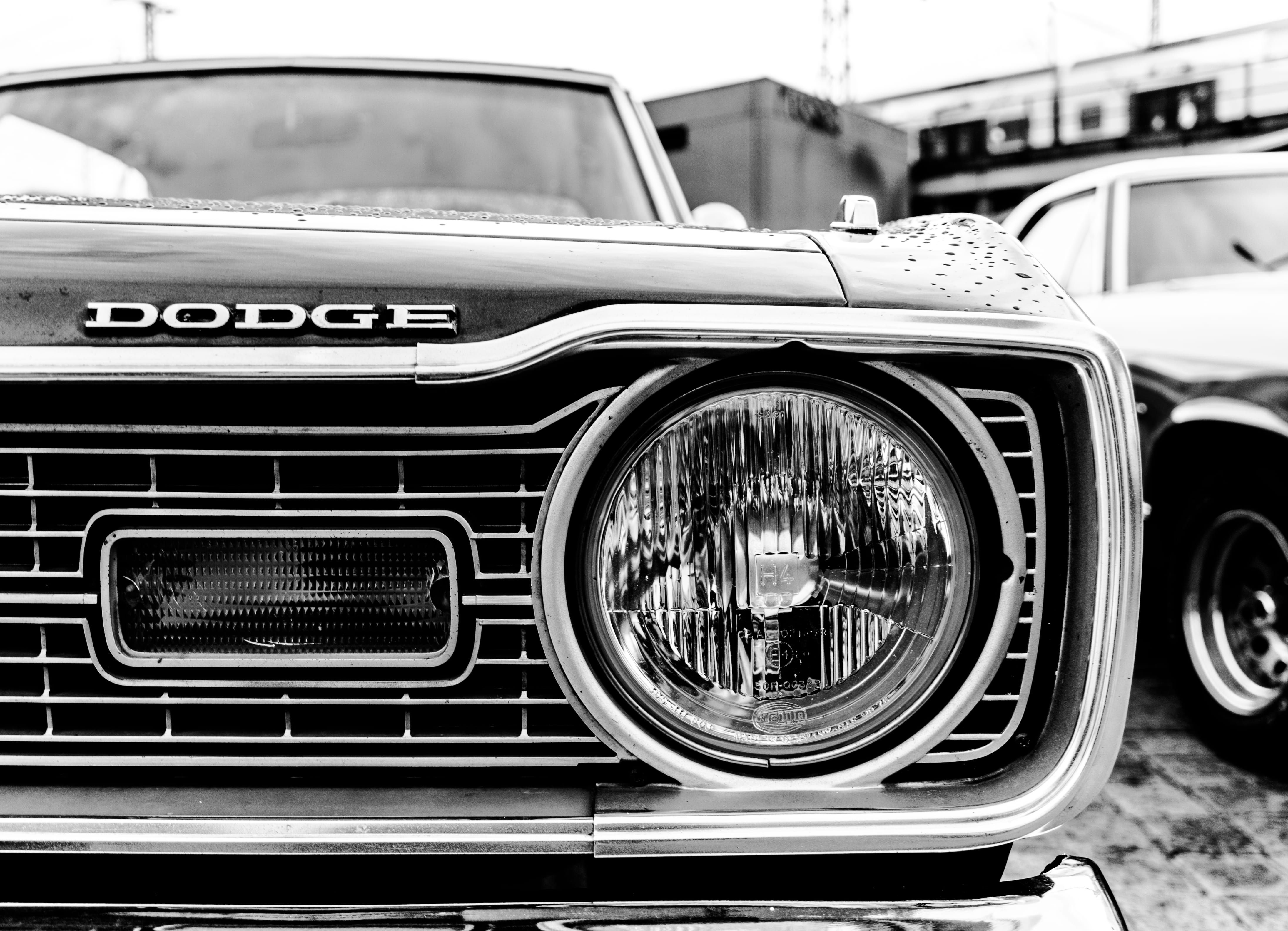 motor vehicle, land vehicle, lifestyle, metal, glass - material, close-up, luxury, stationary, car, urban, dodge, day, mode of transportation, architecture, HD Wallpaper
