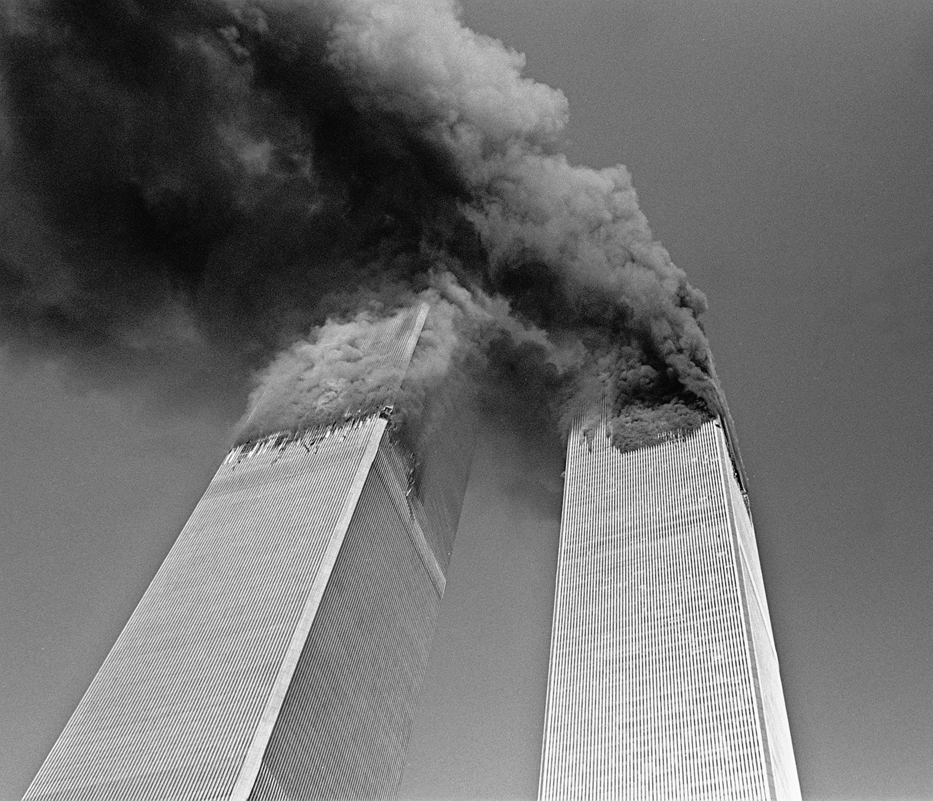 2K, terrorist, apacolyptic, york, attack, world, trade, city, cities, center, disaster, wtc, building, sad, usa, skyscraper, america, HD Wallpaper