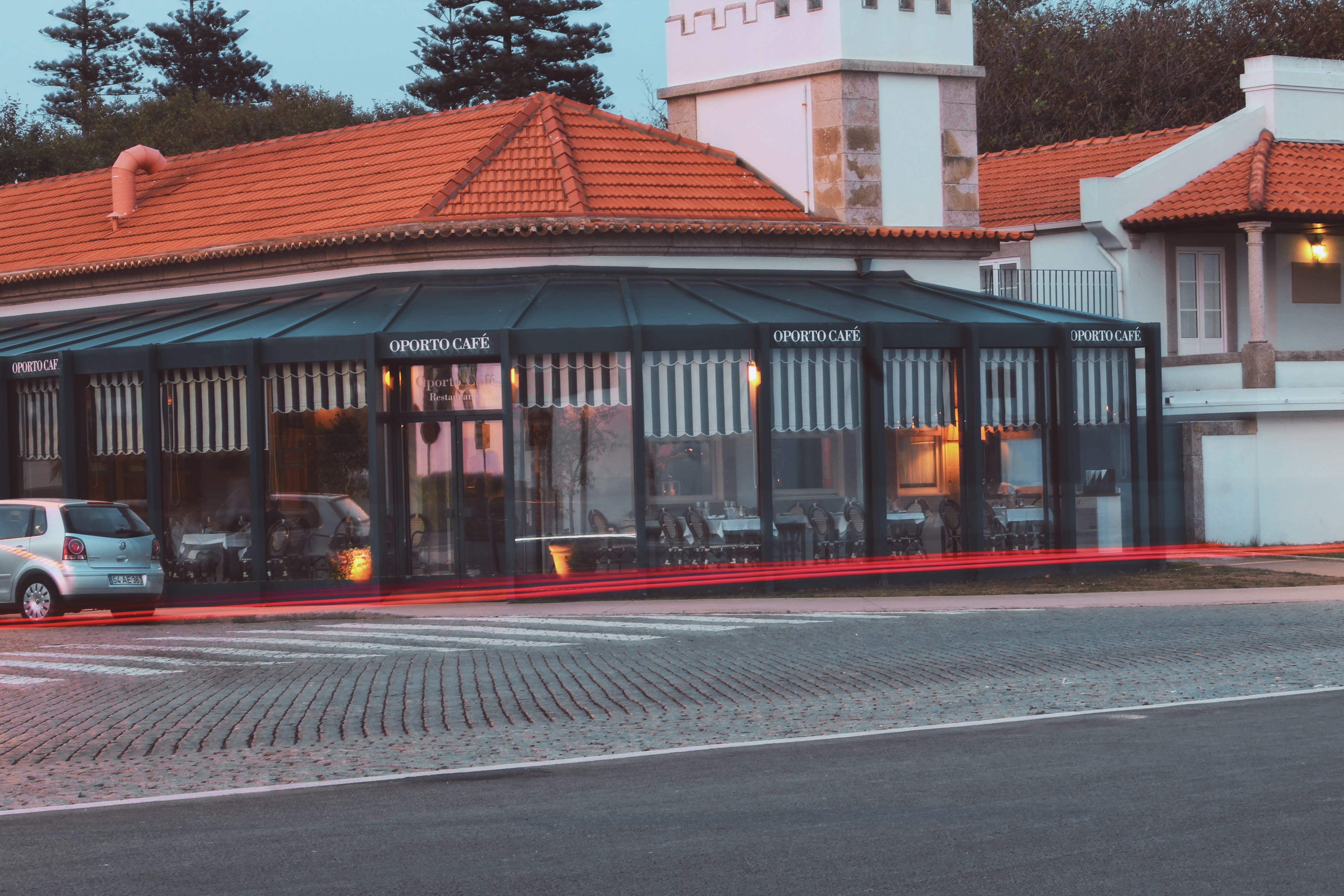 porto, blurred motion, 4K, sign, outdoors, day, house, motion, street, long exposure, mode of transportation, lights, residential district, nature, portugal, HD Wallpaper