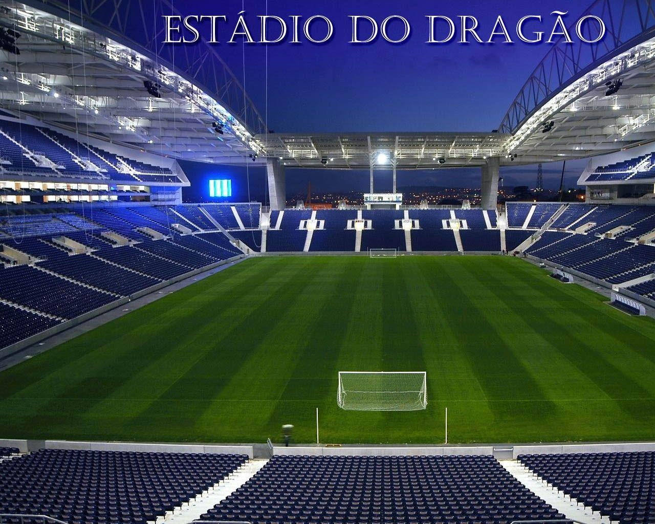 green color, soccer, soccer field, illuminated, built structure, nature, F.C. Porto, sport, playing field, stadium, architecture, bleachers, people, night, HD Wallpaper
