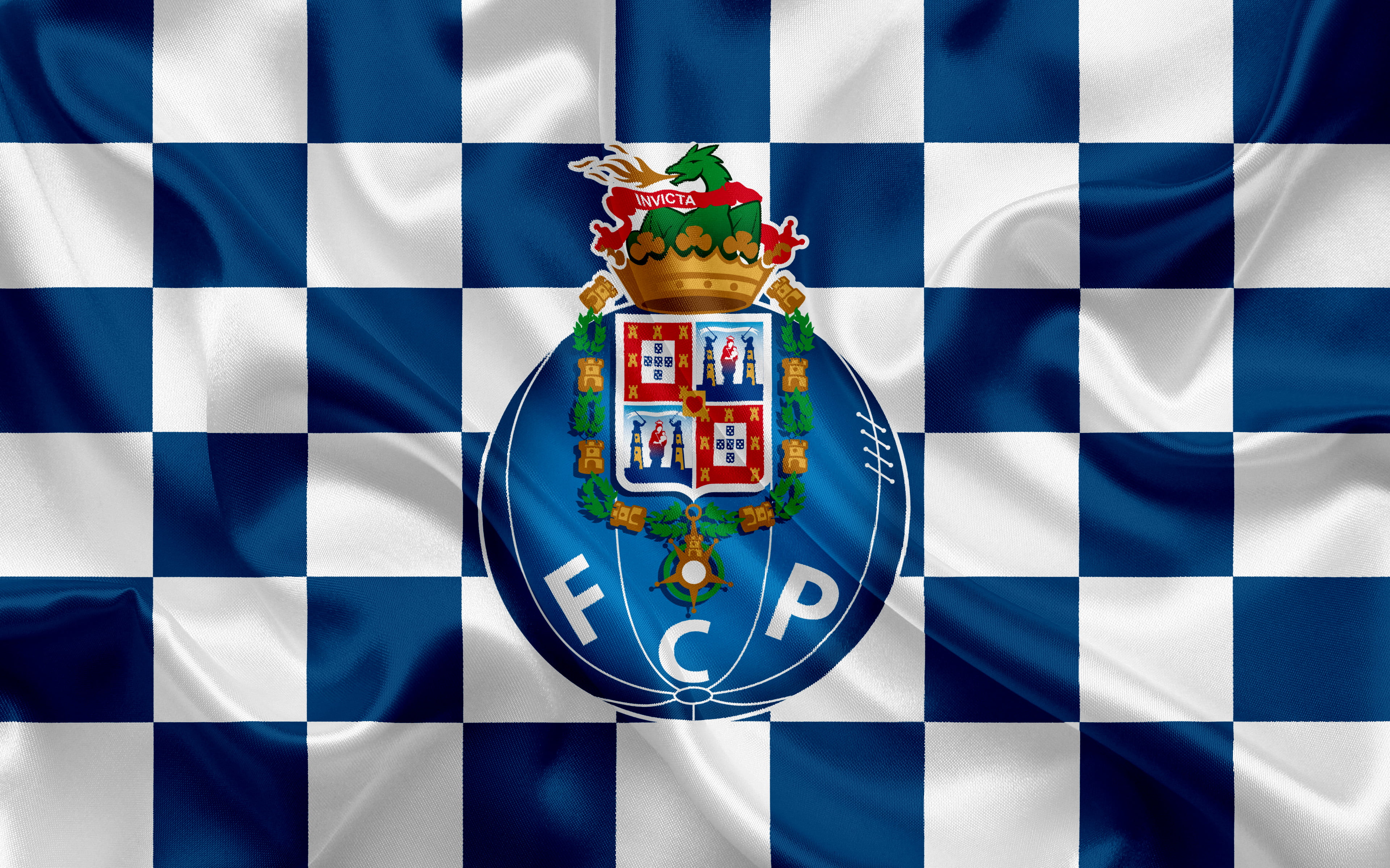 Logo, FC Porto, Emblem, 4K, Soccer, HD Wallpaper
