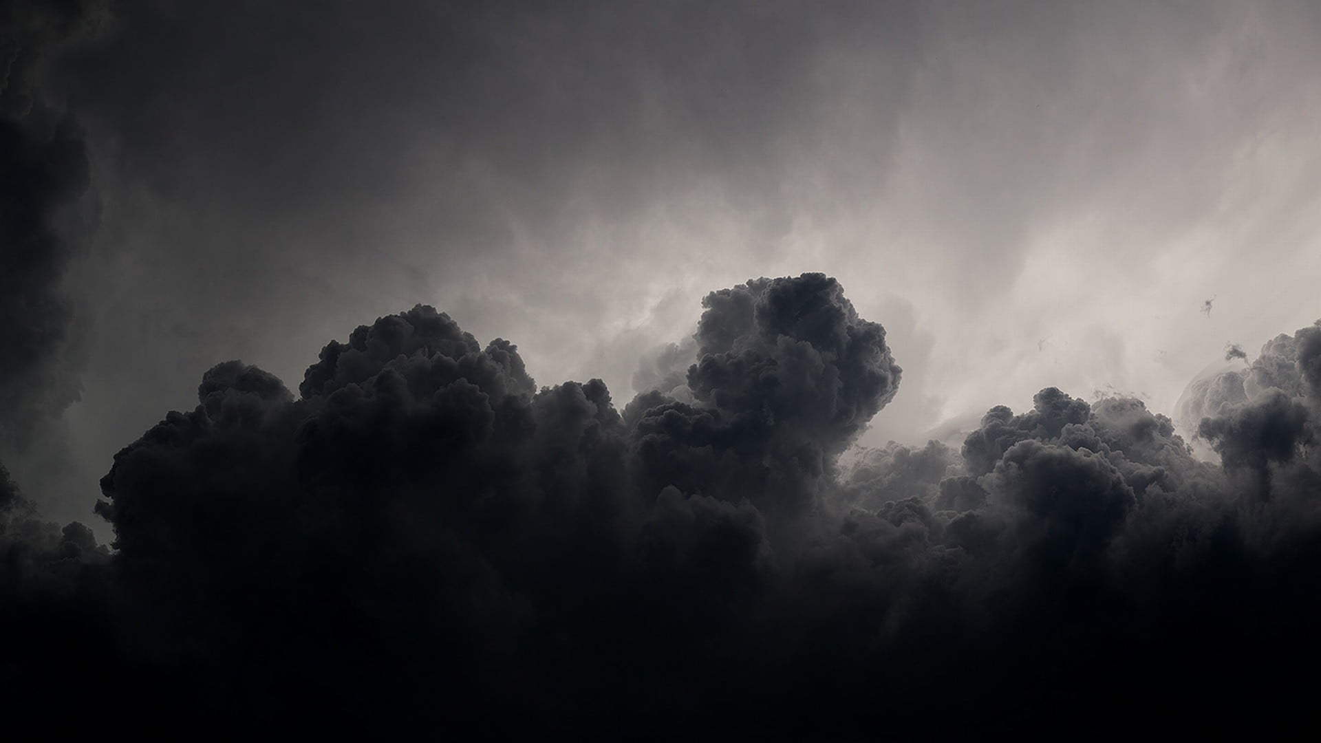 environment, weather, cloudscape, summer, scenics - nature, cloudy, day, fog, low angle view, sky, nature, overcast, backgrounds, outdoors, idyllic, thunderstorm, HD Wallpaper
