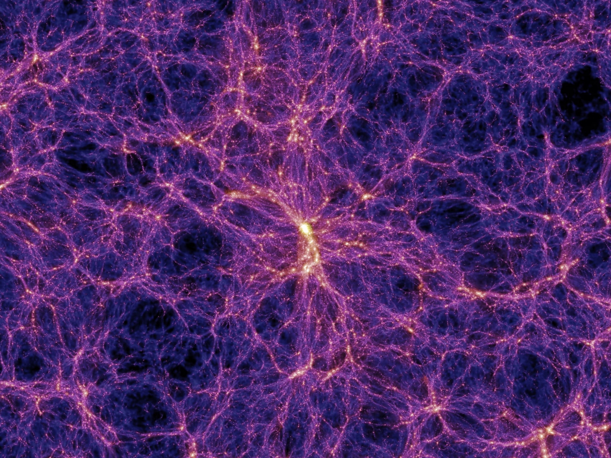 space exploration, abstract backgrounds, 1080P, astronomy, science, star - space, nature, universe, abstract, Millennium Simulation Project, chaos, no people, HD Wallpaper