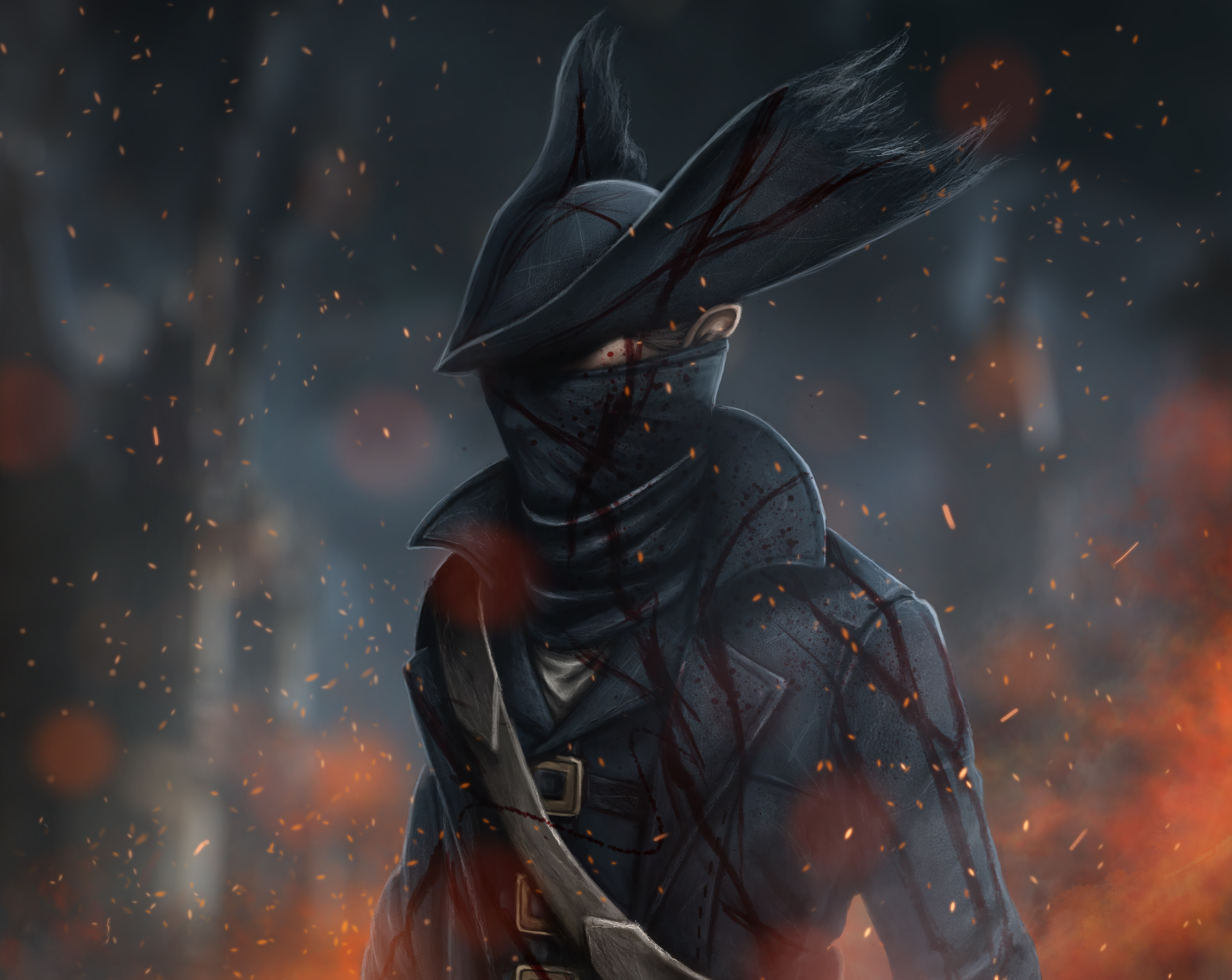 people, man, human representation, rpg, halloween, hunter, uniform, disguise, coat, costume, star - Space, horror, one Person, fantasy, imagination, black Color, HD Wallpaper