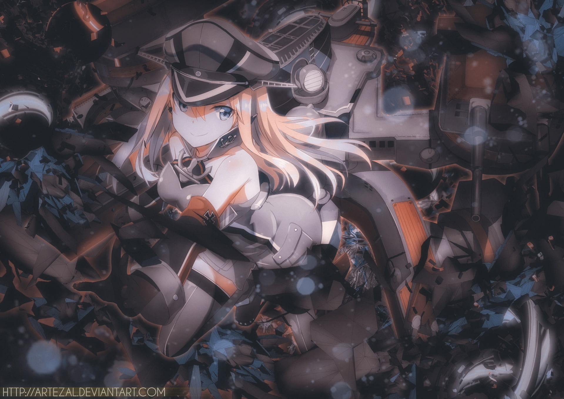 Kantai Collection, Bismarck (Kancolle), 720P, Anime, HD Wallpaper