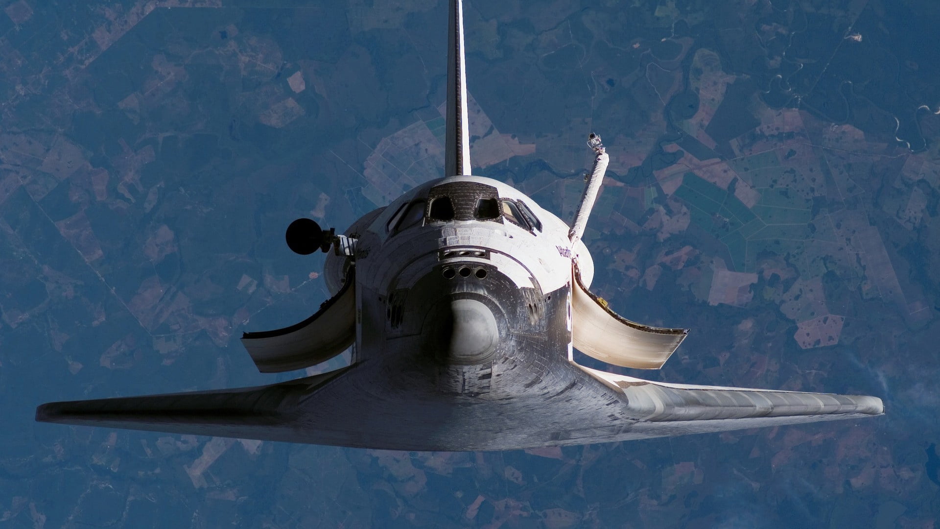 aggression, technology, transportation, 1080P, shuttle, speed, space Shuttle, travel, day, army, plane, sky, nature, air, white, government, blue, flight, HD Wallpaper