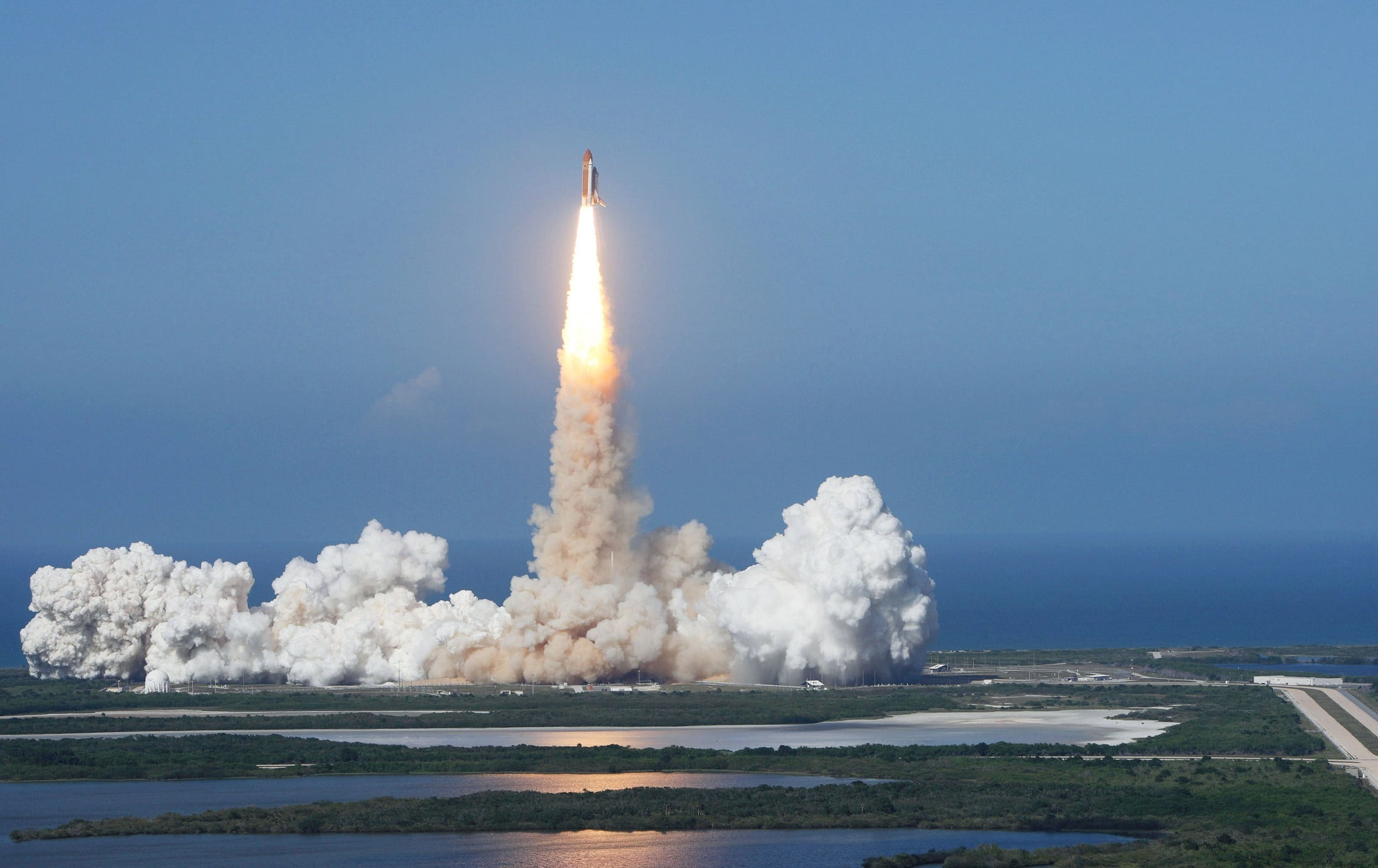 pollution, photography, transportation, flight, sky, spacecraft, aerospace industry, blast off, mission, science, lapse, time, space, technology, 1080P, HD Wallpaper