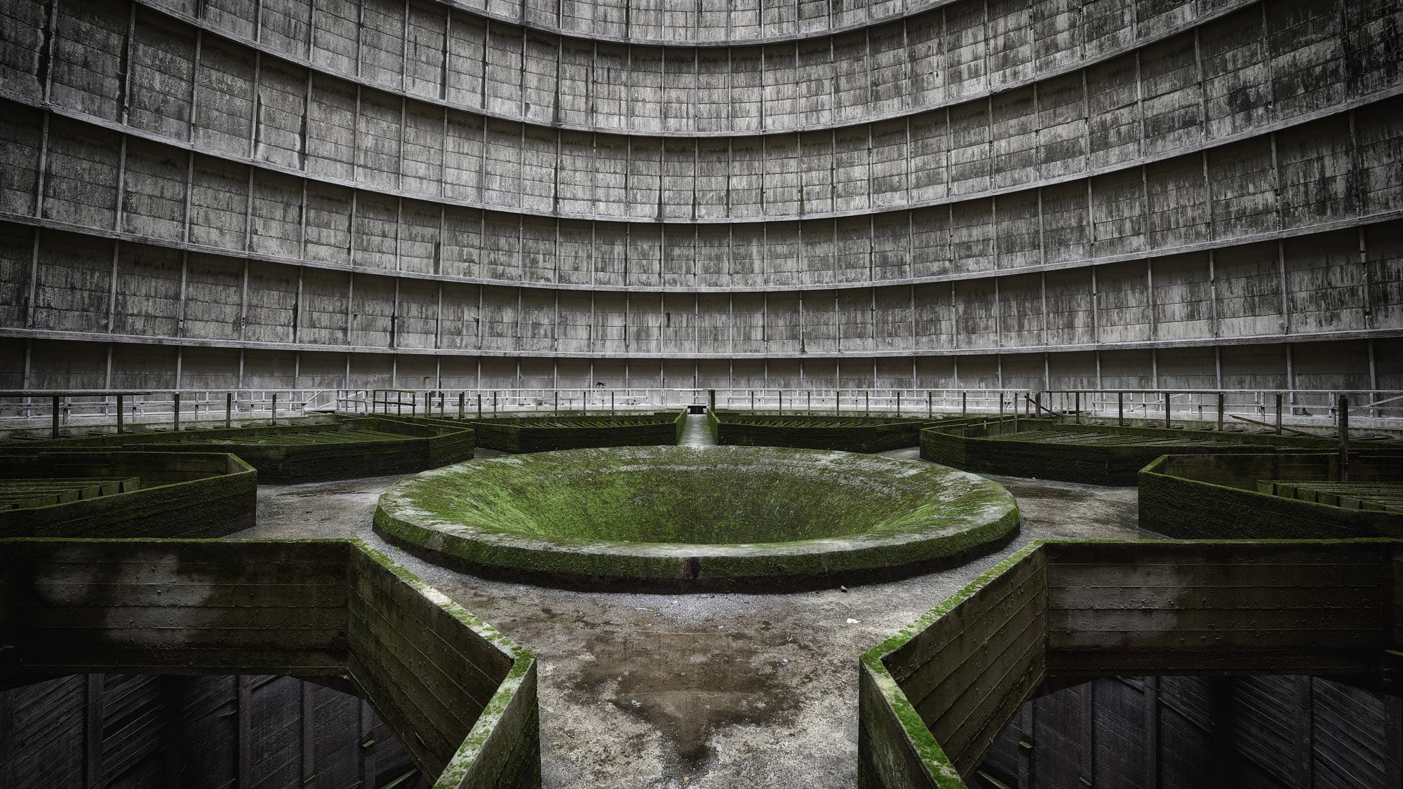 cooling towers, Phaeophyta, 1080P, architecture, HD Wallpaper