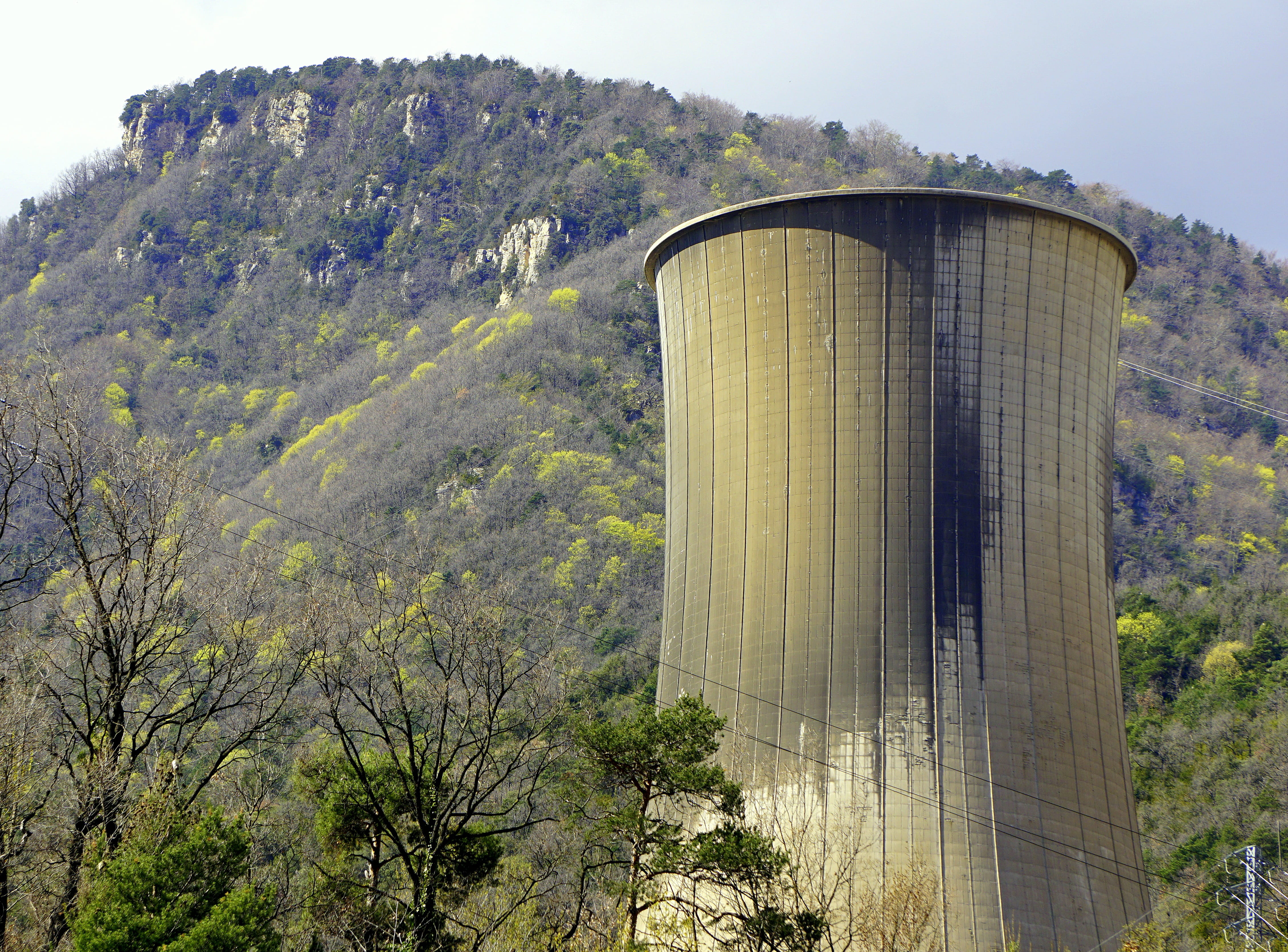 no people, mountain, water tower - storage tank, thermal power plant, storage tank, building exterior, nuclear power station, coal, history, bergeda, growth, HD Wallpaper