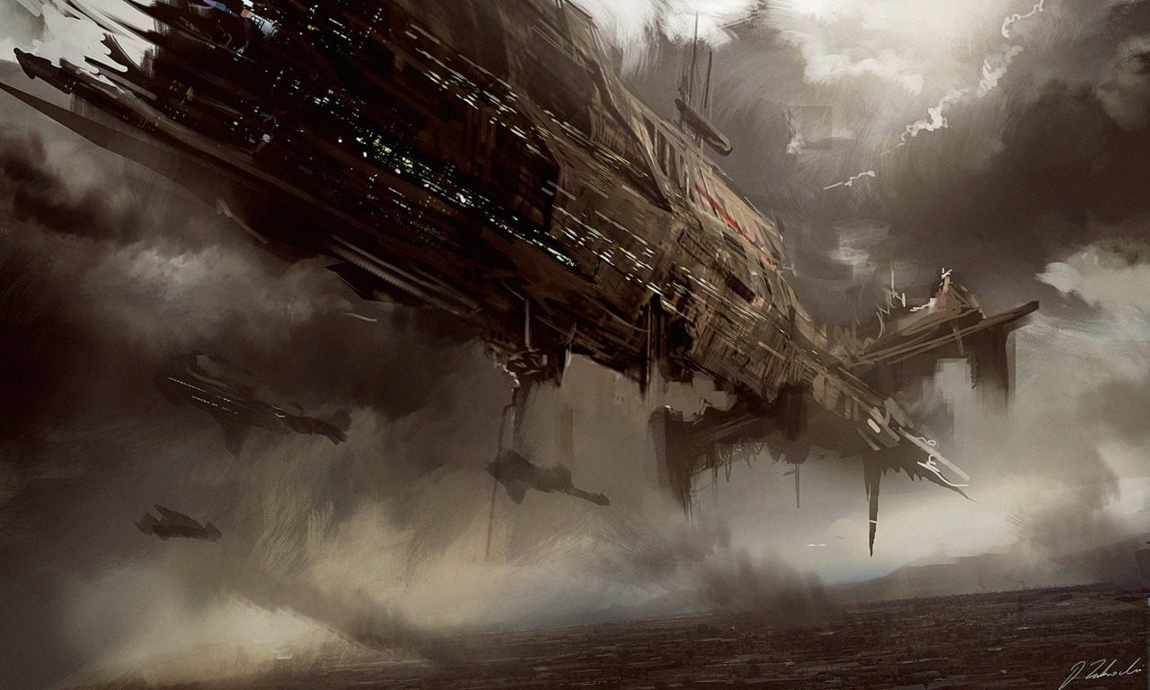 no people, transportation, Darek Zabrocki , pollution, motion, environment, smoke - physical structure, architecture, spaceship, industry, obsolete, built structure, HD Wallpaper