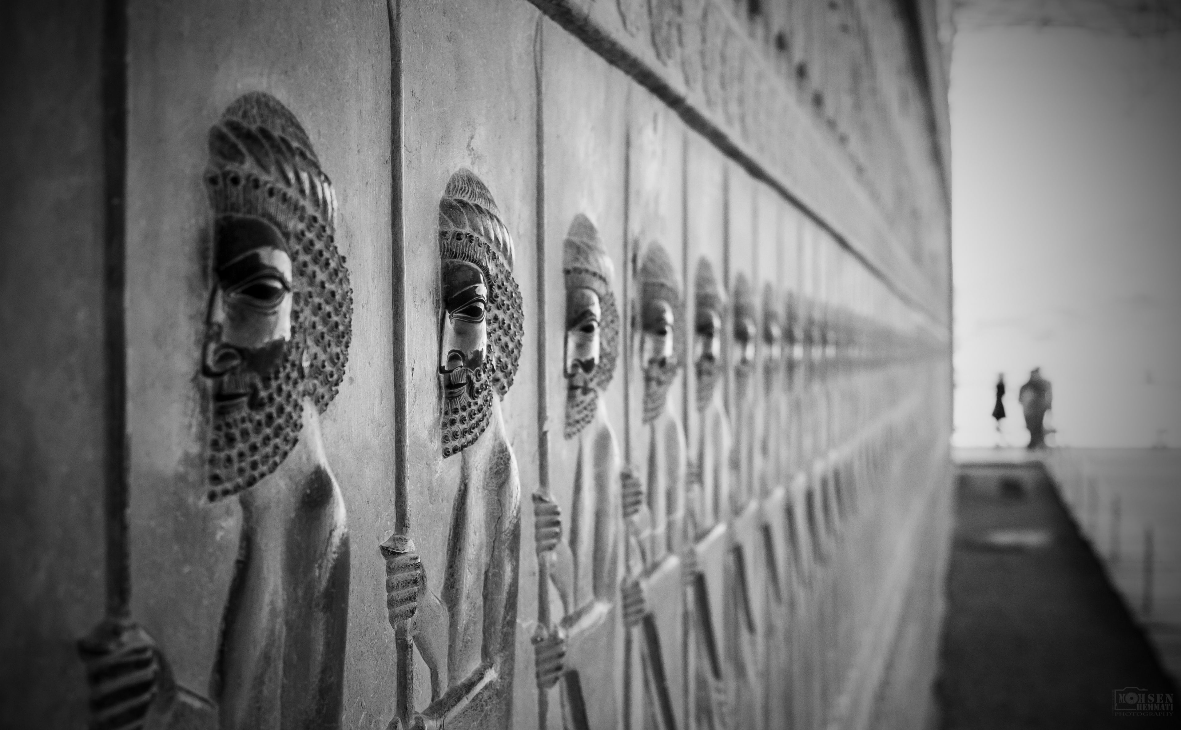 selective focus, history, incidental people, persepolis, adult, belief, architecture, day, people, indoors, representation, the past, 4K, human representation, HD Wallpaper