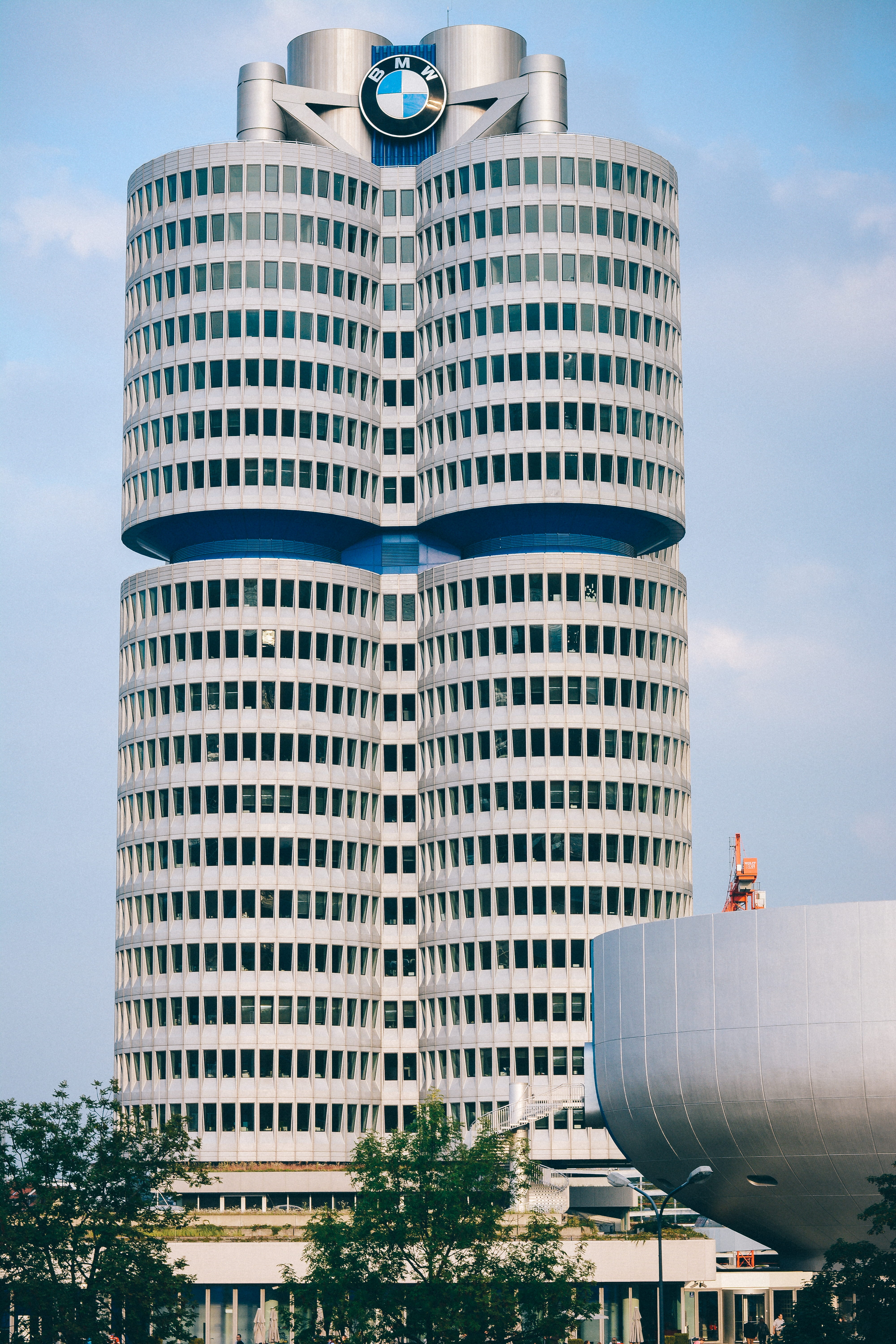 plant, 5K, travel, city, metal, day, factory, bmw meauseum, curved, daytime, built structure, building, travel destinations, taken, outdoors, pattern, Phone HD Wallpaper