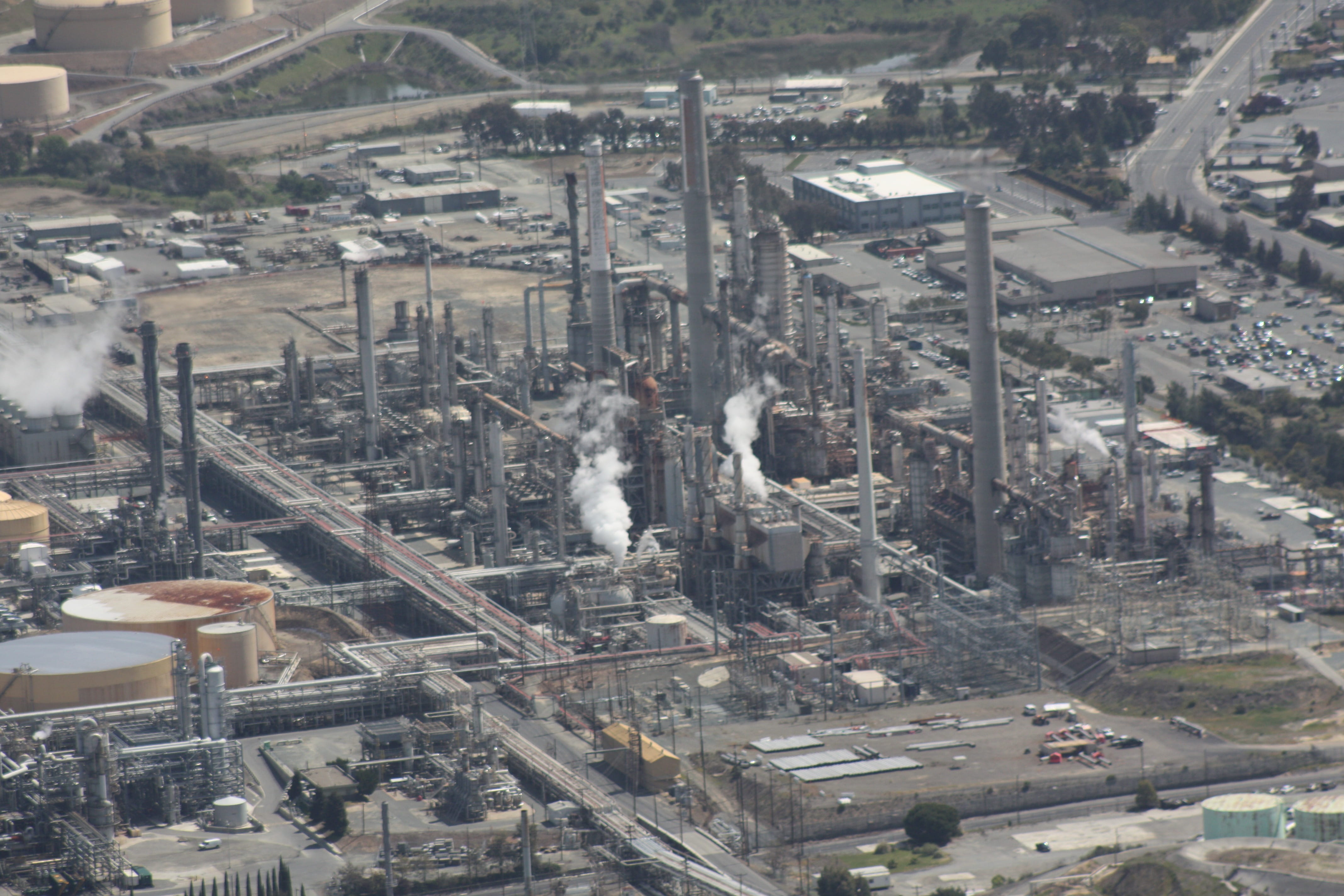 cityscape, pollution, no people, aerial view, building exterior, high angle view, environment, building, aerial, fuel and power generation, outdoors, 4K, HD Wallpaper