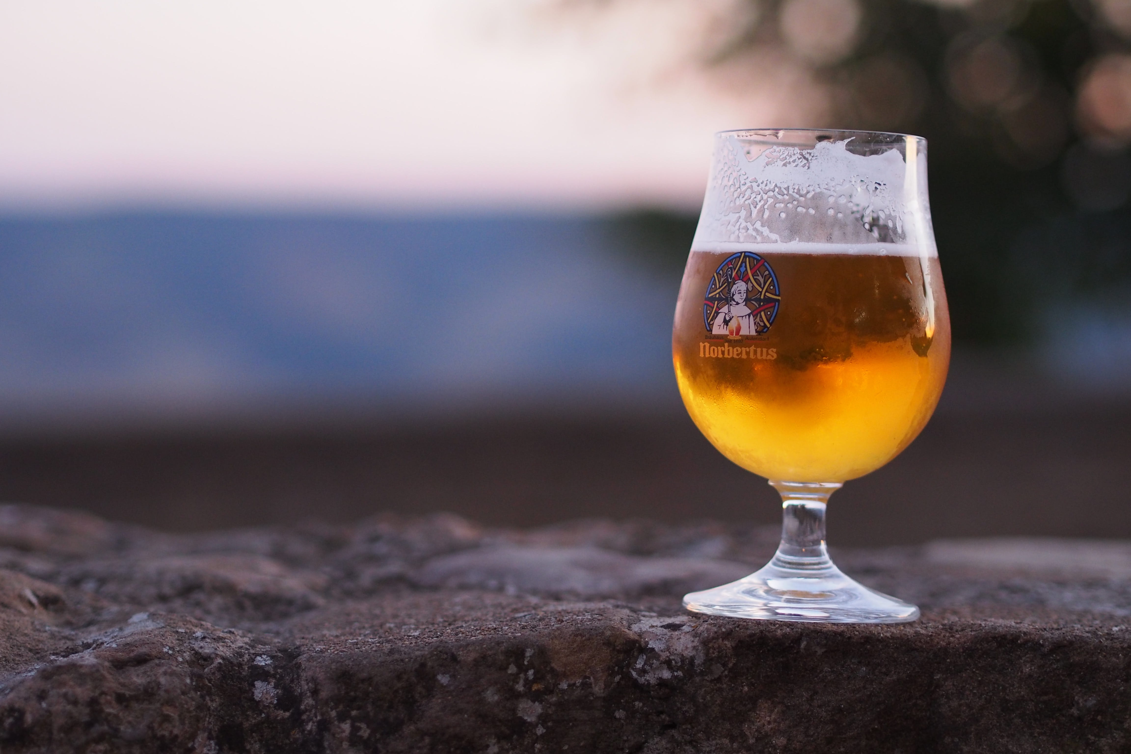refreshment, freshness, distilled beverage, beer glass, no people, glass, alcoholic beverage, close-up, beer, nature, glass - material, water, outdoors, HD Wallpaper