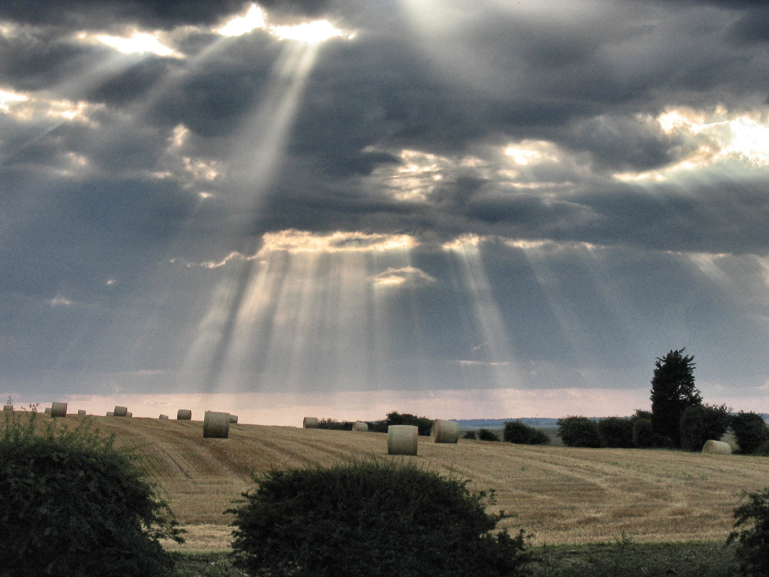 Light, sun, beauty in nature, transportation, outdoors, weather, scenics - nature, Nature, tranquil scene, rural scene, 2K, Fields, road, field, scenics, HD Wallpaper