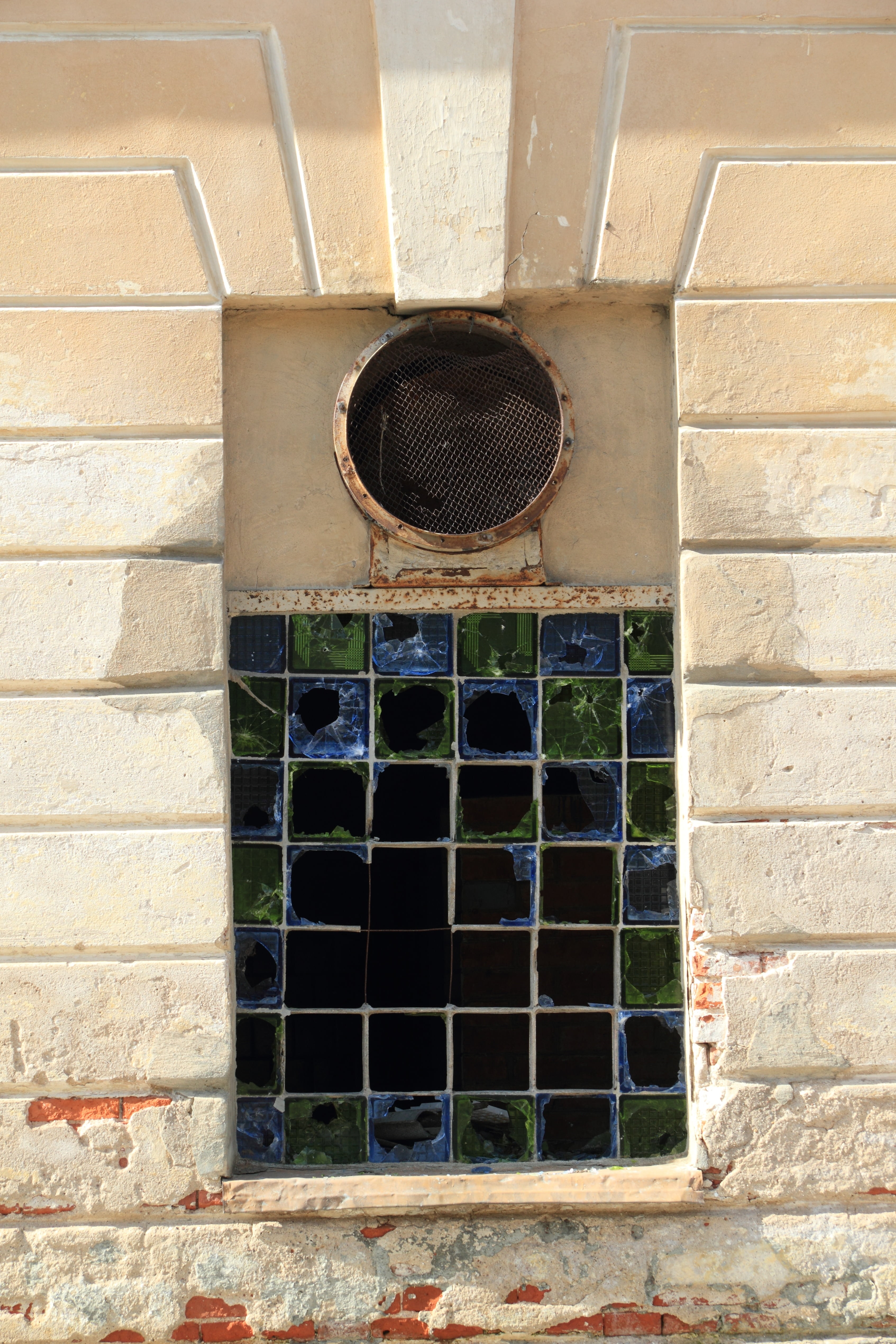grid, building exterior, grate, latvia, exhaust fan, wall, geometric shape, brick wall, no people, metal, window, brick, stone, metal grate, architecture, Phone HD Wallpaper