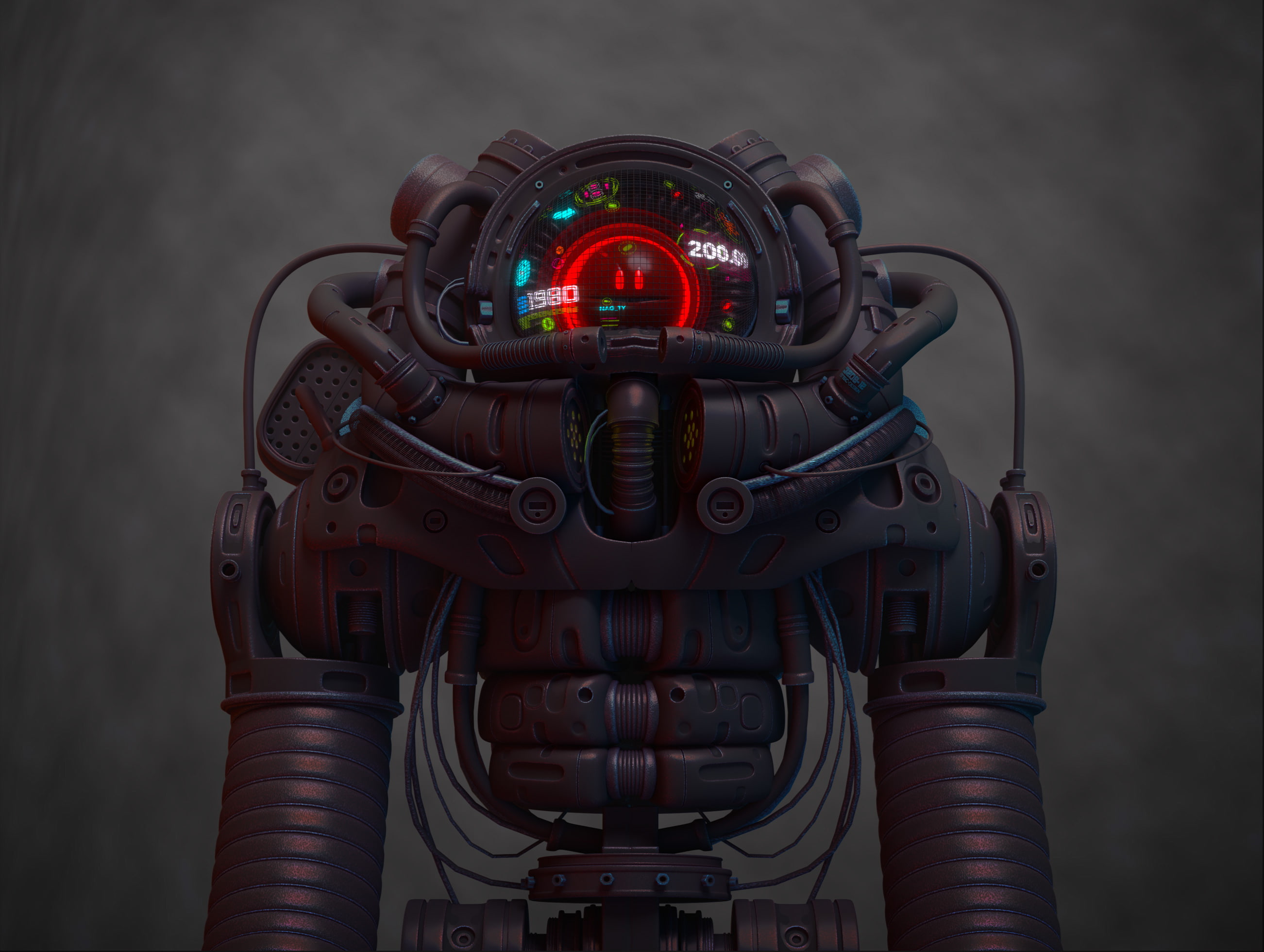 red, indoors, day, metal, technology, close-up, black color, no people, machinery, machine valve, connection, wall - building feature, communication, equipment, HD Wallpaper