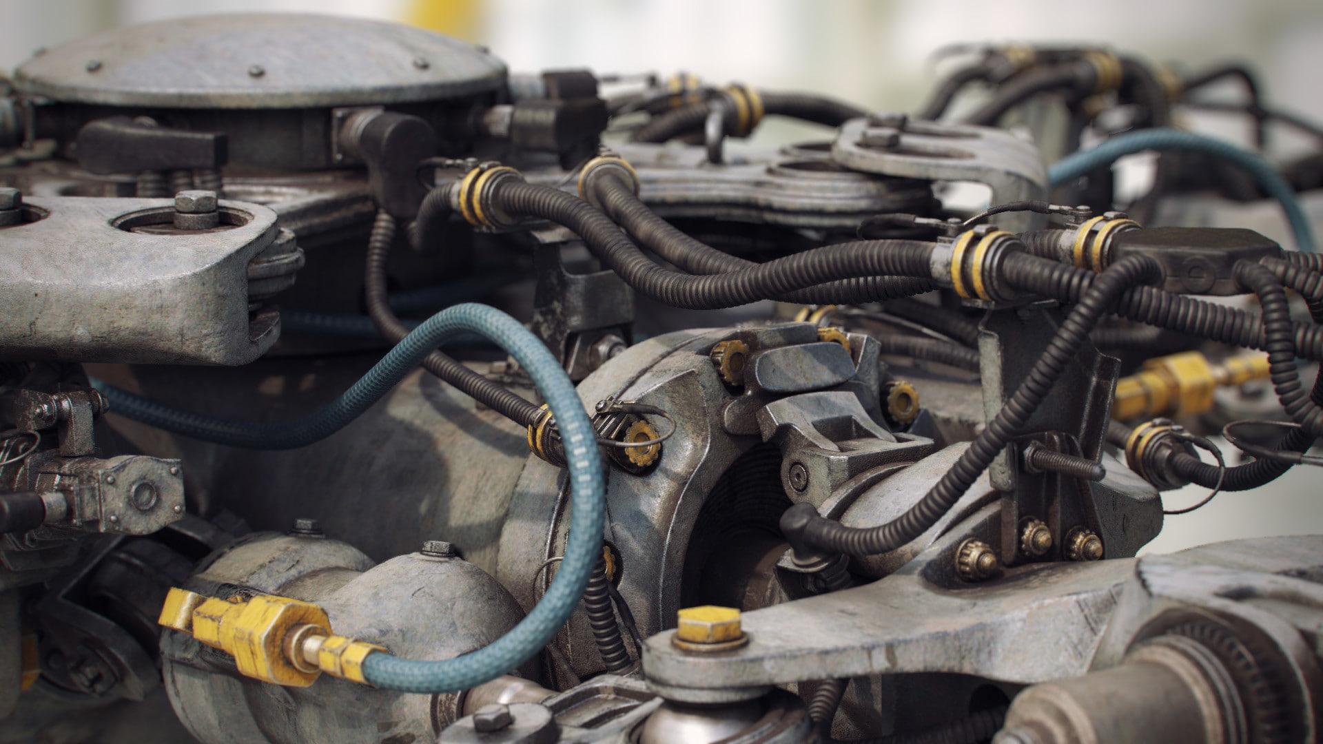 technology, connection, close-up, wheel, equipment, industrial, 1080P, land vehicle, abandoned, valve, helicopters, machinery, old, pipe - tube, day, no people, HD Wallpaper