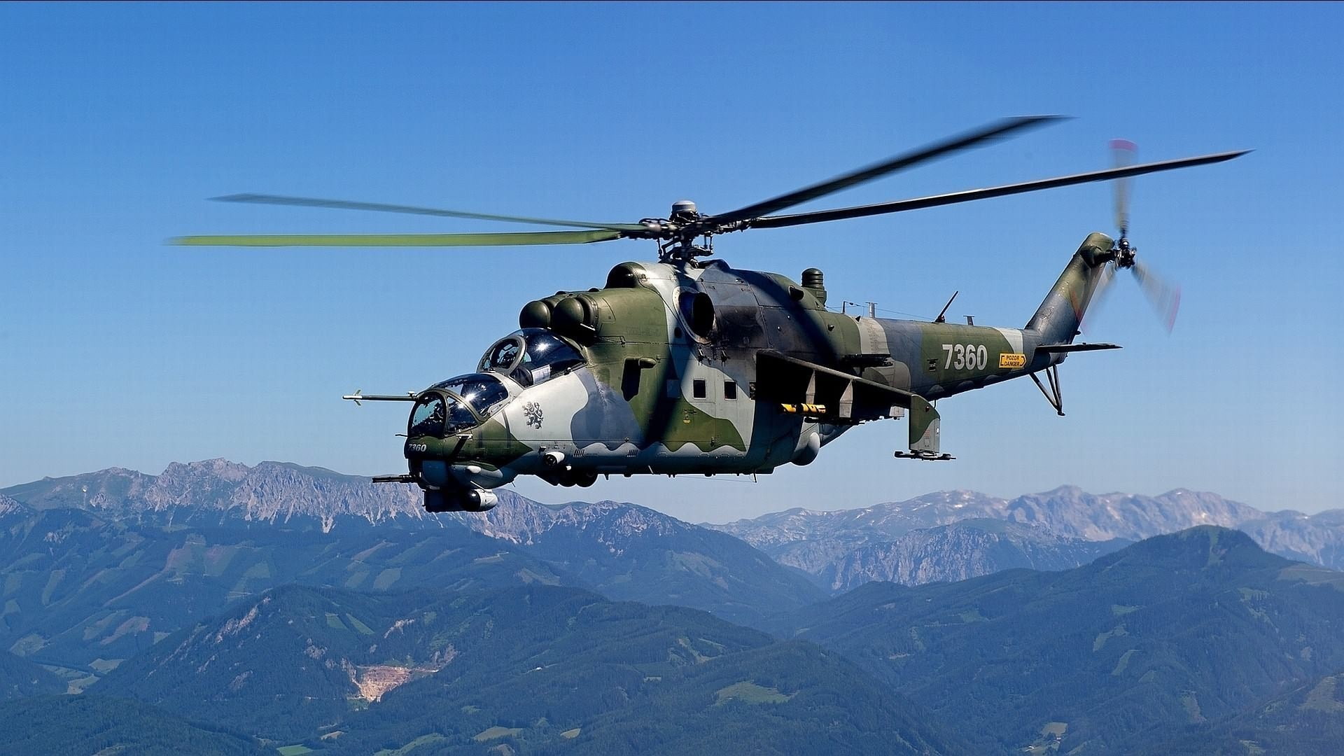 vehicle, mi 24 hind, helicopters, military, 1080P, military aircraft, aircraft, HD Wallpaper