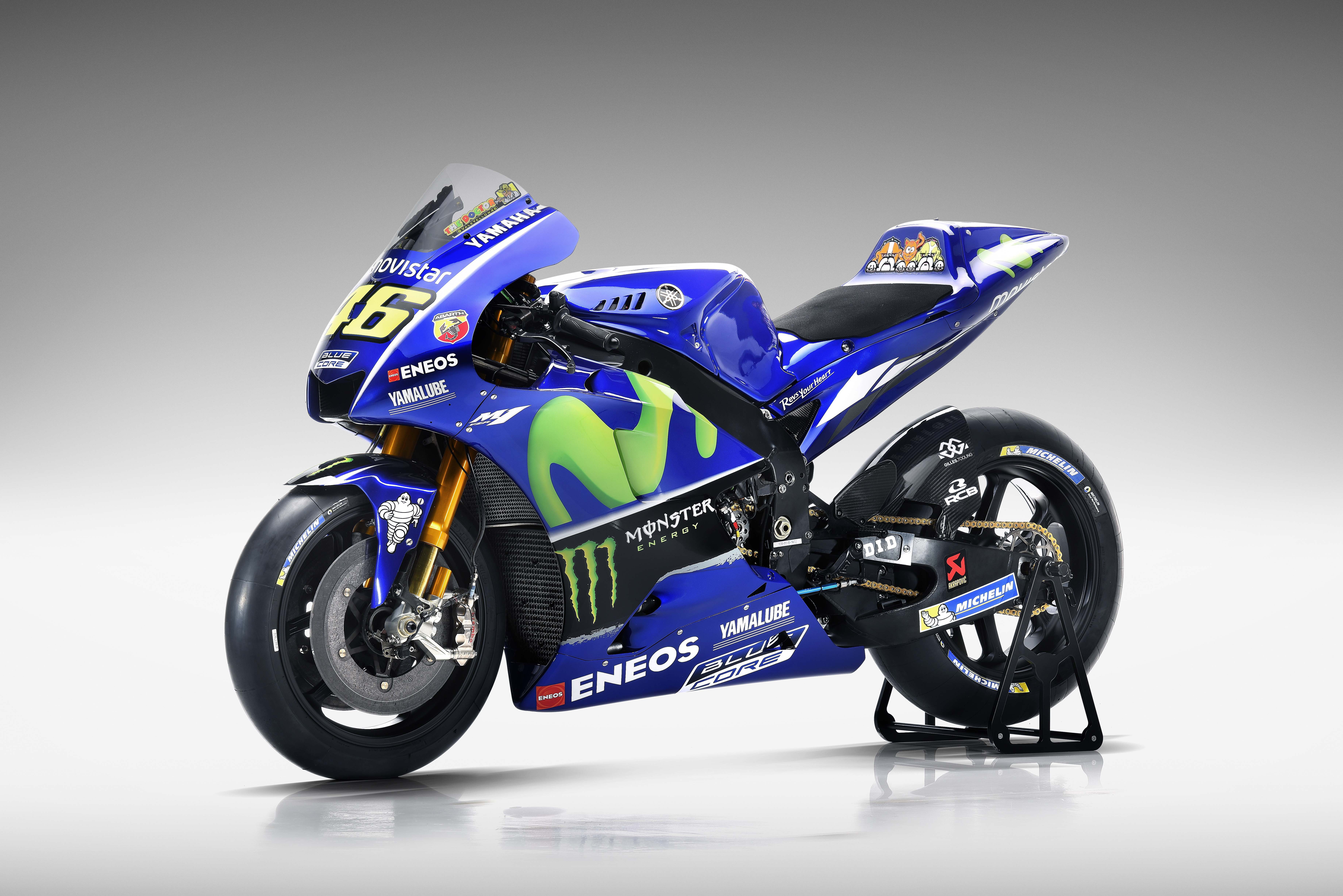 2017, 5K, 8K, 4K, Yamaha YZR-M1, MotoGP, HD Wallpaper