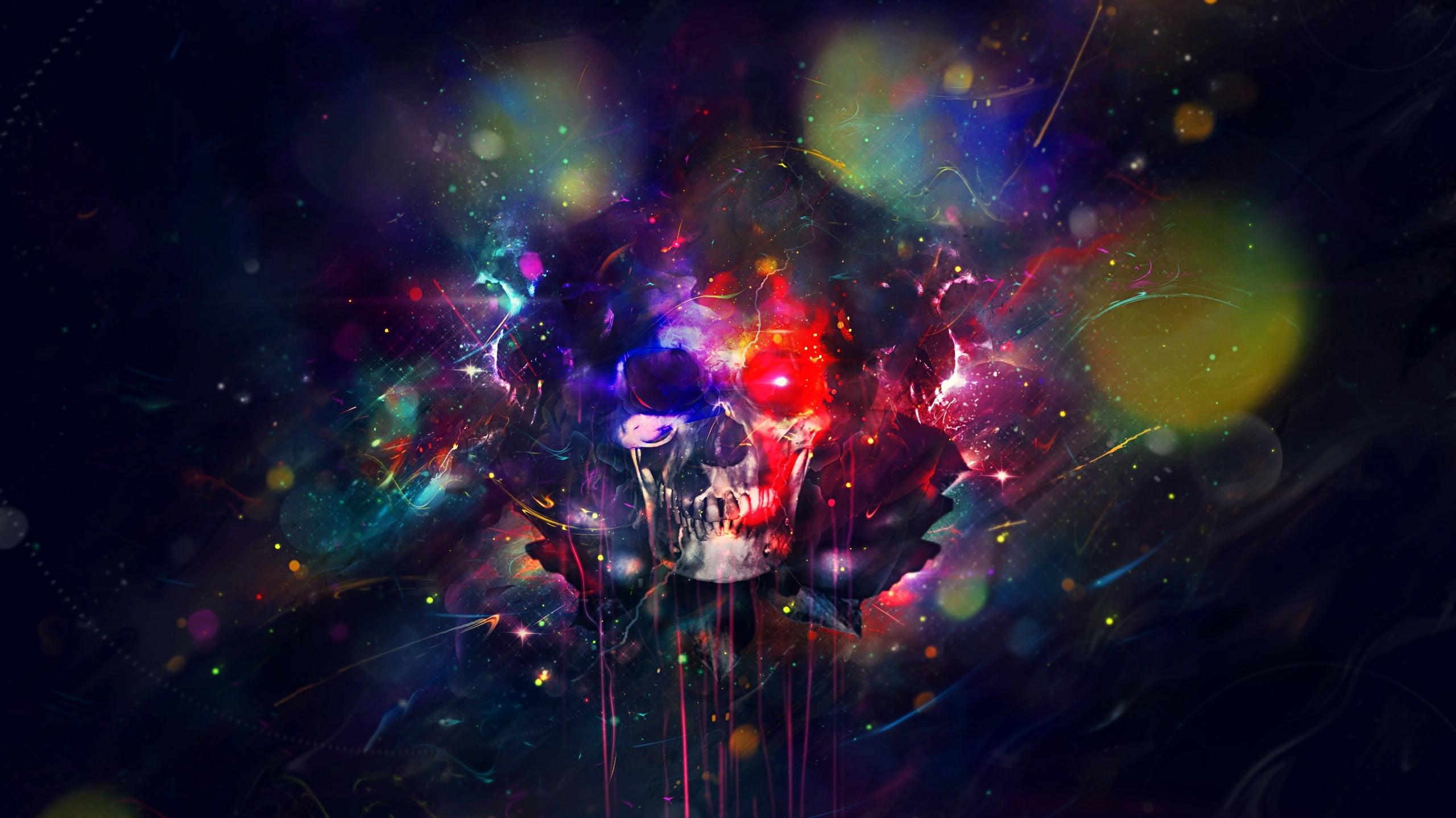 backgrounds, black, blast, backdrop, multicolored, bright, shiny, nebula, exploding, science, surreal, brush, shape, futuristic, vibrant Color, magic, rainbow, HD Wallpaper