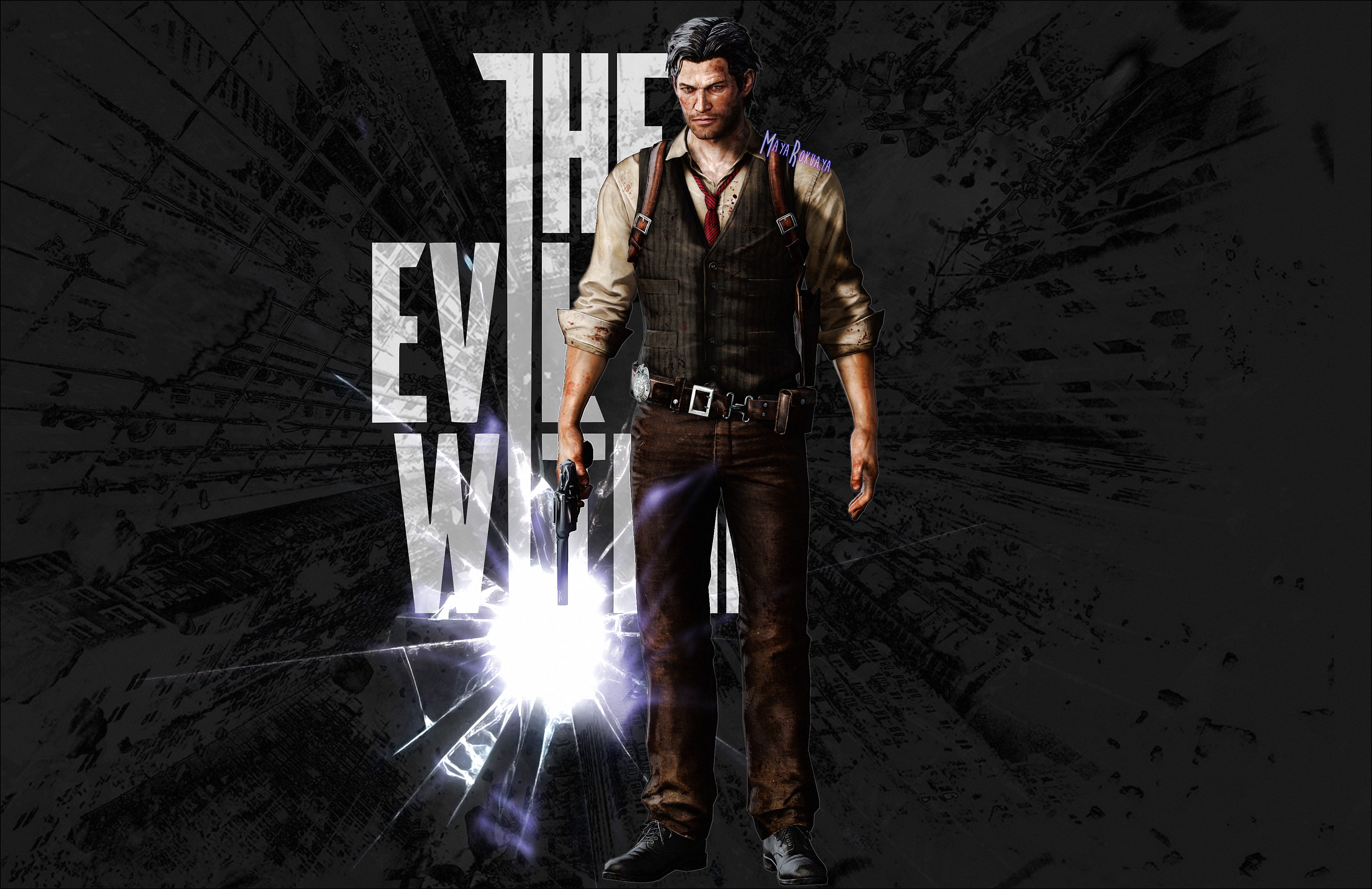 2K, Sebastian Castellanos, Video Game, The Evil Within, HD Wallpaper