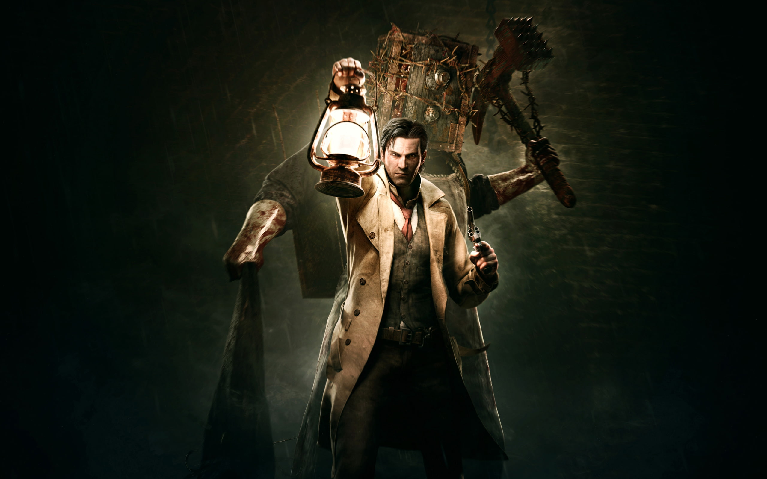 video games, horror, The Evil Within, 2K, lantern, HD Wallpaper