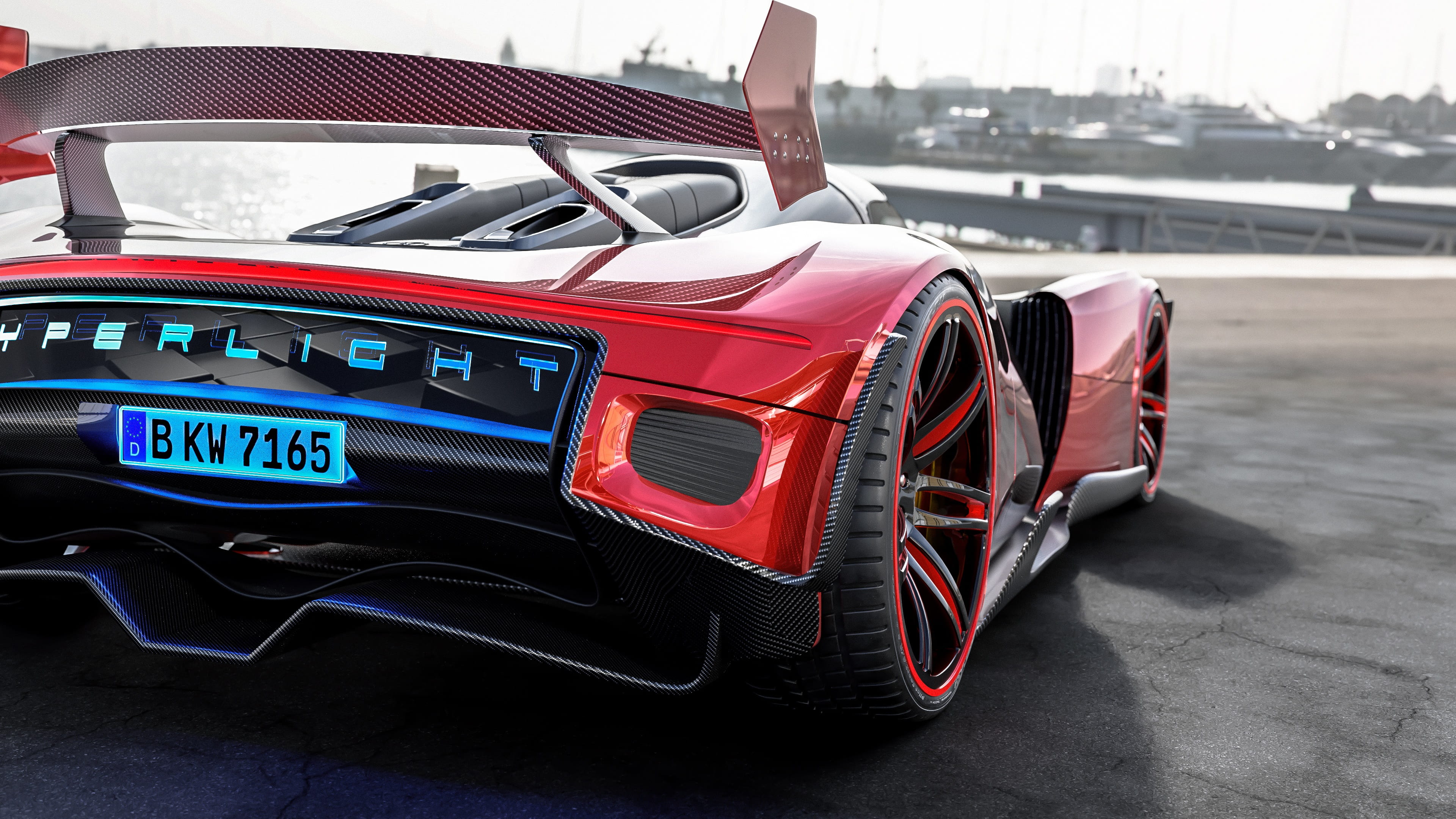 luxury, vehicle, red, lotus, concept, lamborgini, futuristic, auto racing, focus on foreground, mode of transportation, automobile, design, creative, fast, HD Wallpaper