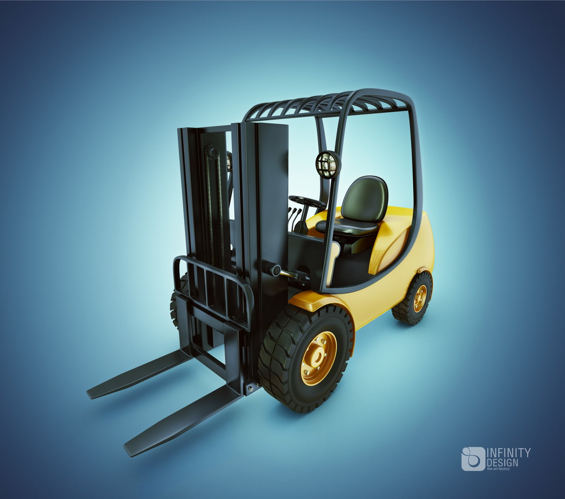 Vehicles, Forklift, 1080P, HD Wallpaper