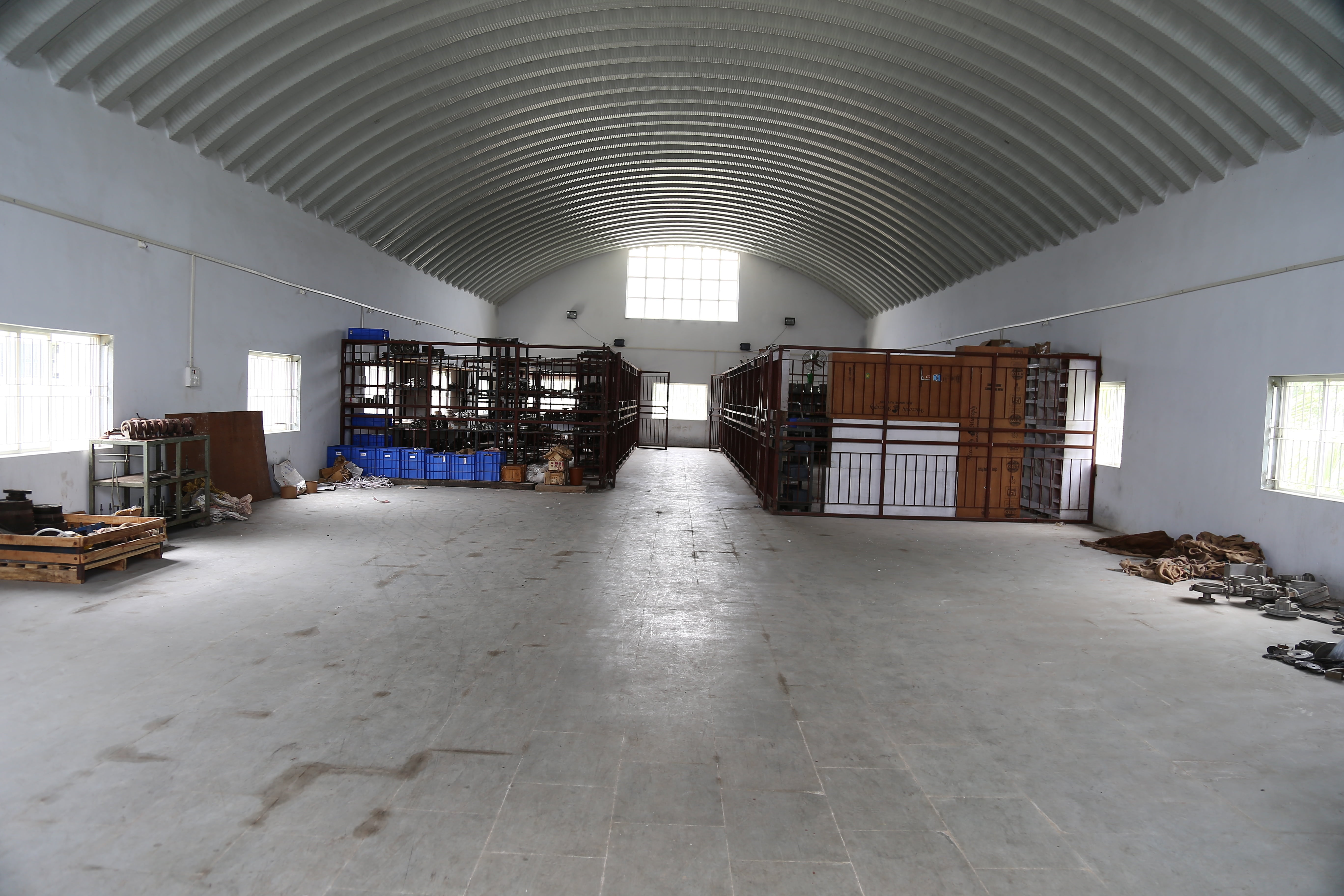 storage, no people, construction, urban, day, industry, indoors, empty, large, window, buildings, the way forward, brown, modern, structure, indoor, built structure, HD Wallpaper