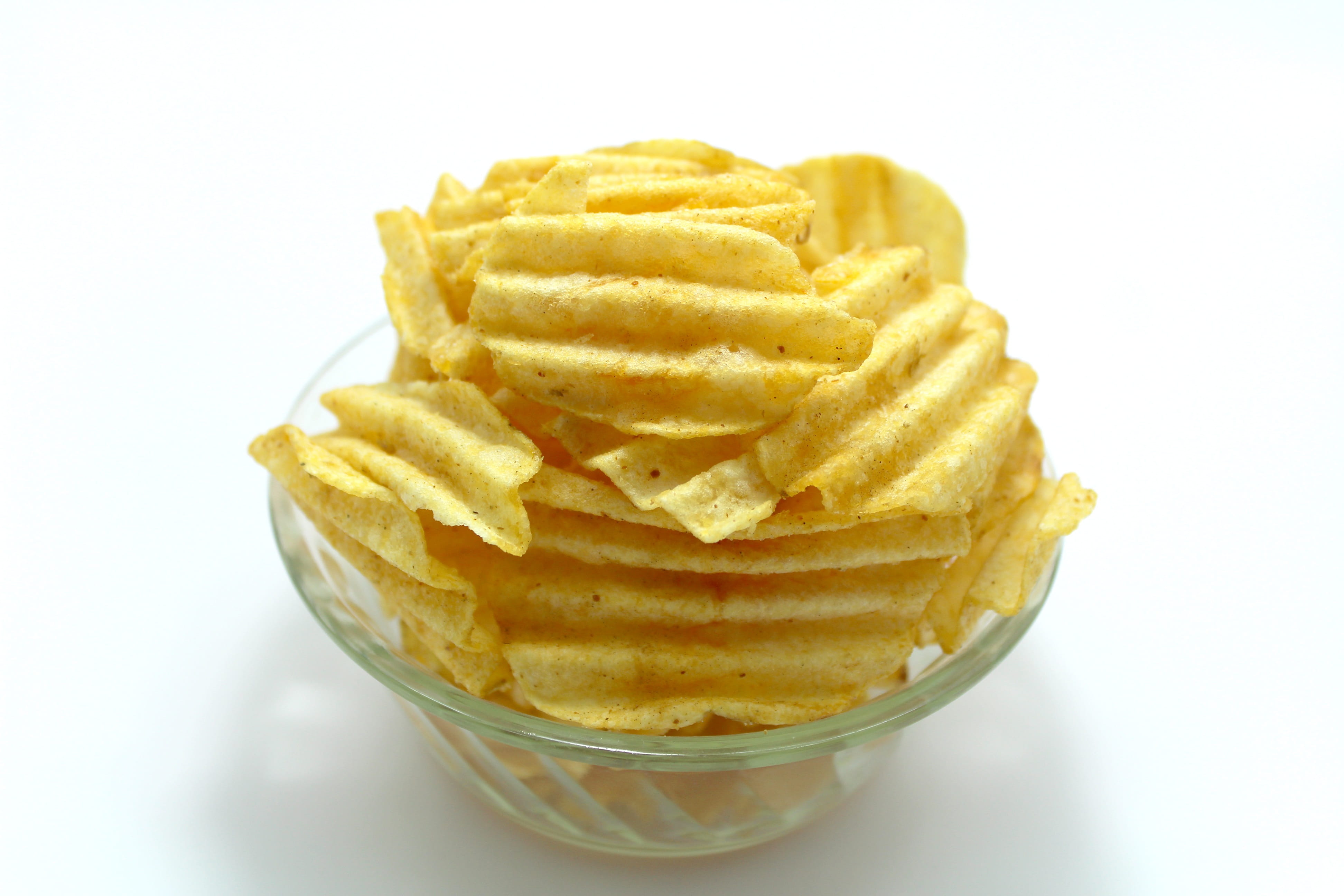 full, greasy, Snack, pile, no People, ready-to-eat, yellow, Bowl, spicy, fried, consume, temptation, salted, golden, life, content, fat, crisp, closeup, HD Wallpaper