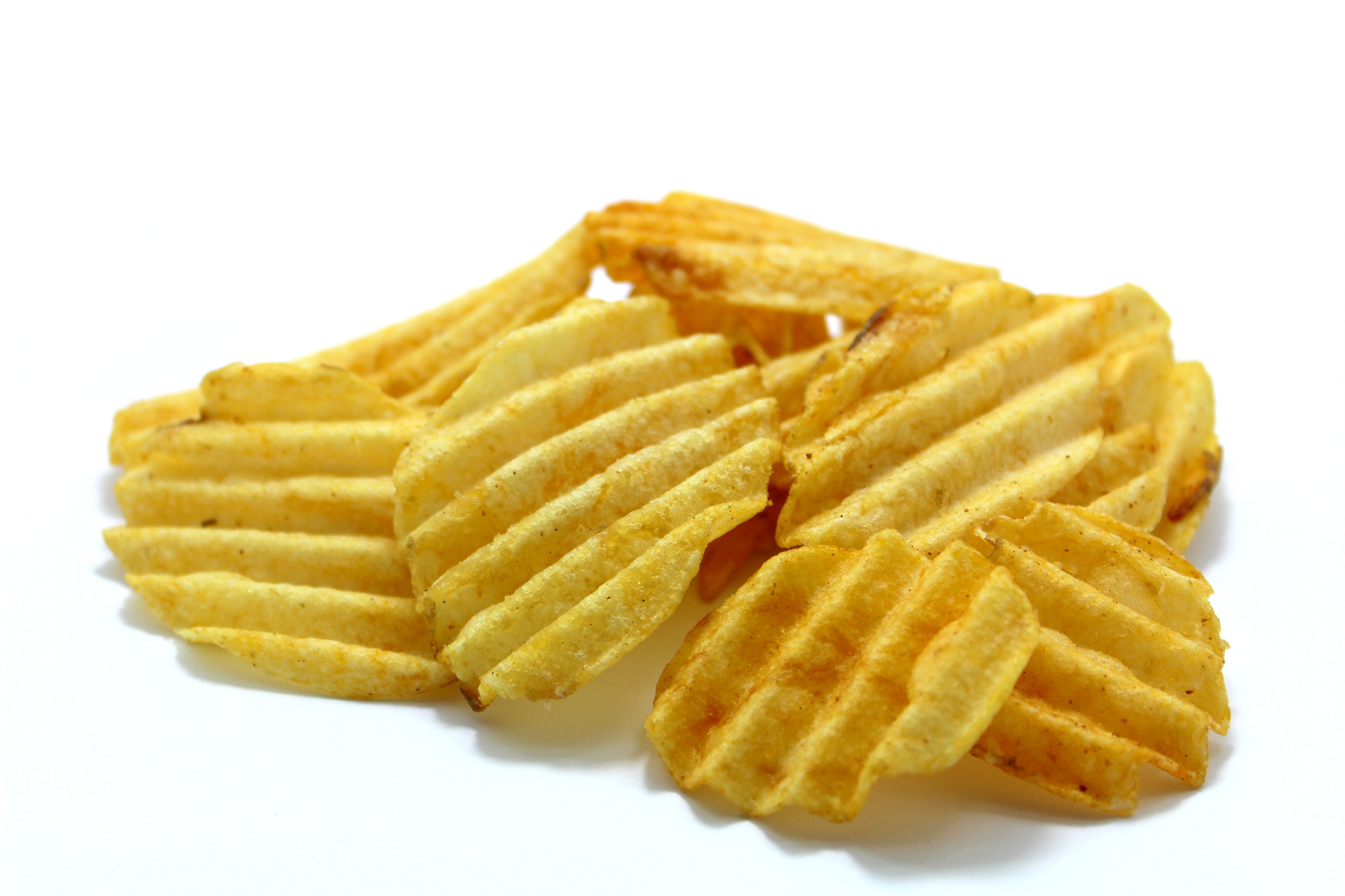 potato chip, freshness, closeup, spicy, salted, sweet food, fat, taste, full, indulgence, crisp, nourishment, still life, no people, yellow, consume, unhealthy eating, HD Wallpaper