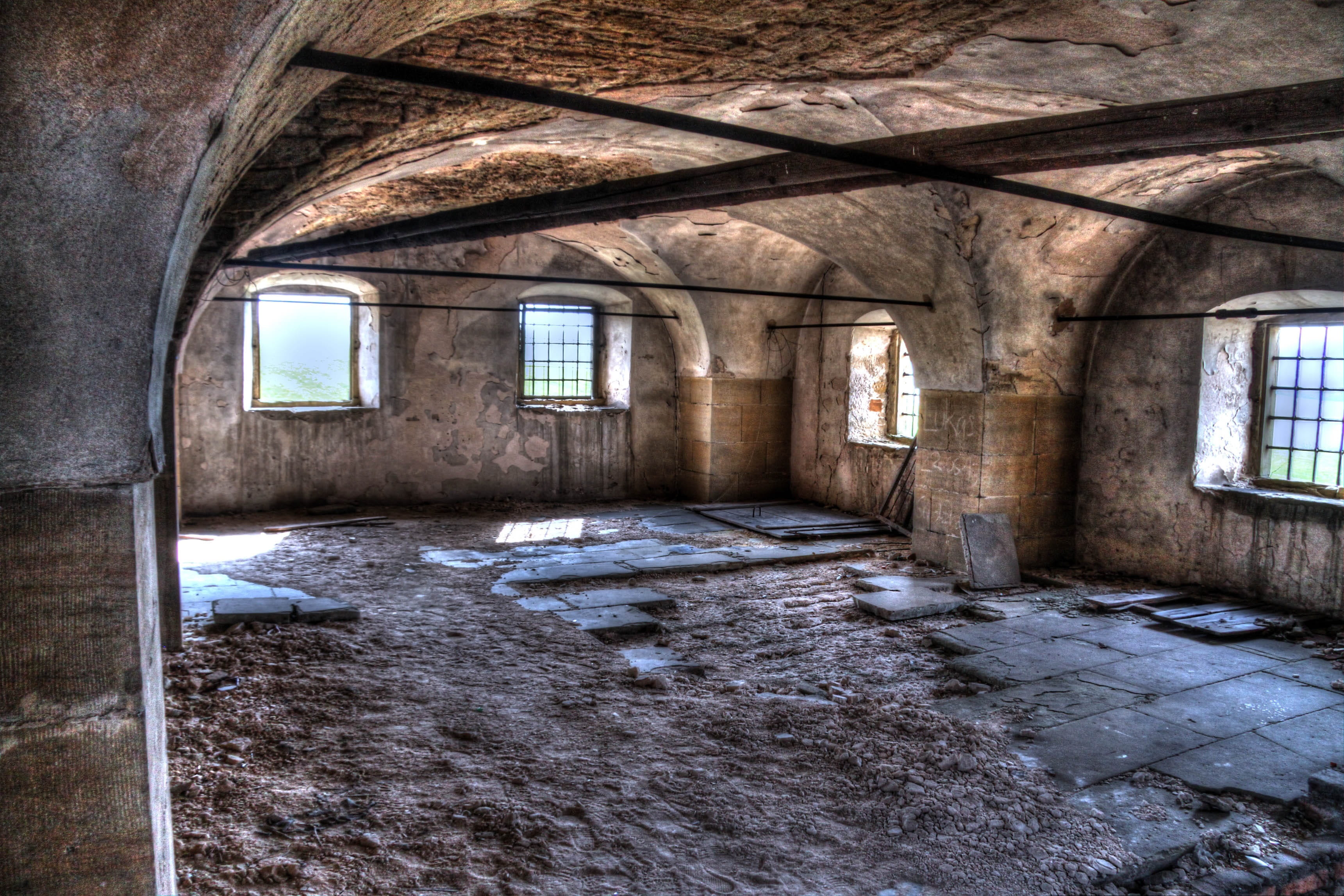 2K, history, old, building, house, deterioration, atmosphere, brown, messy, window, run-down, Vault, abandoned, structure, damaged, obsolete, Keller, antique, HD Wallpaper