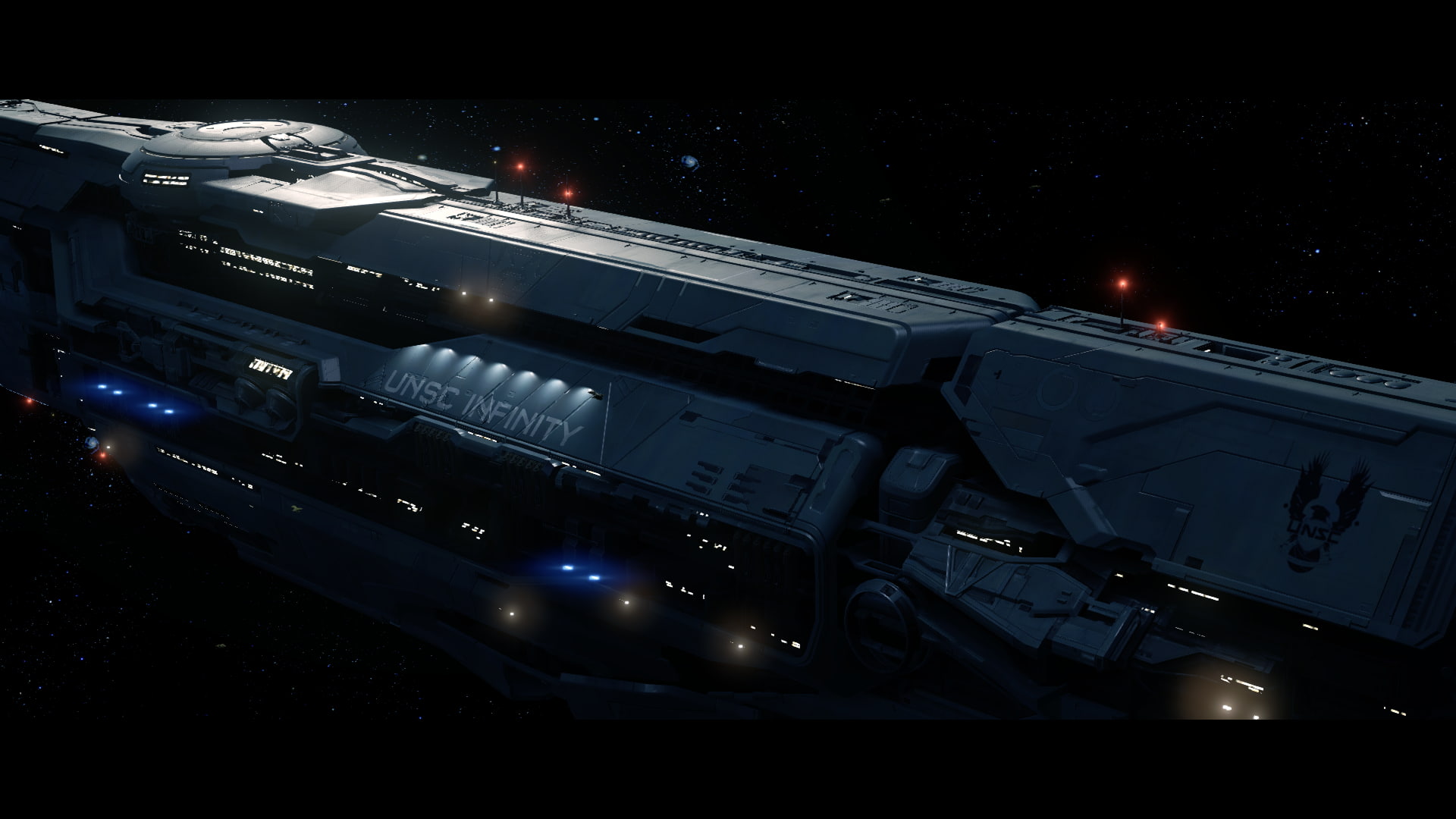 1080P, Master Chief, Halo 5: Guardians, Blue Team, UNSC Infinity, HD Wallpaper