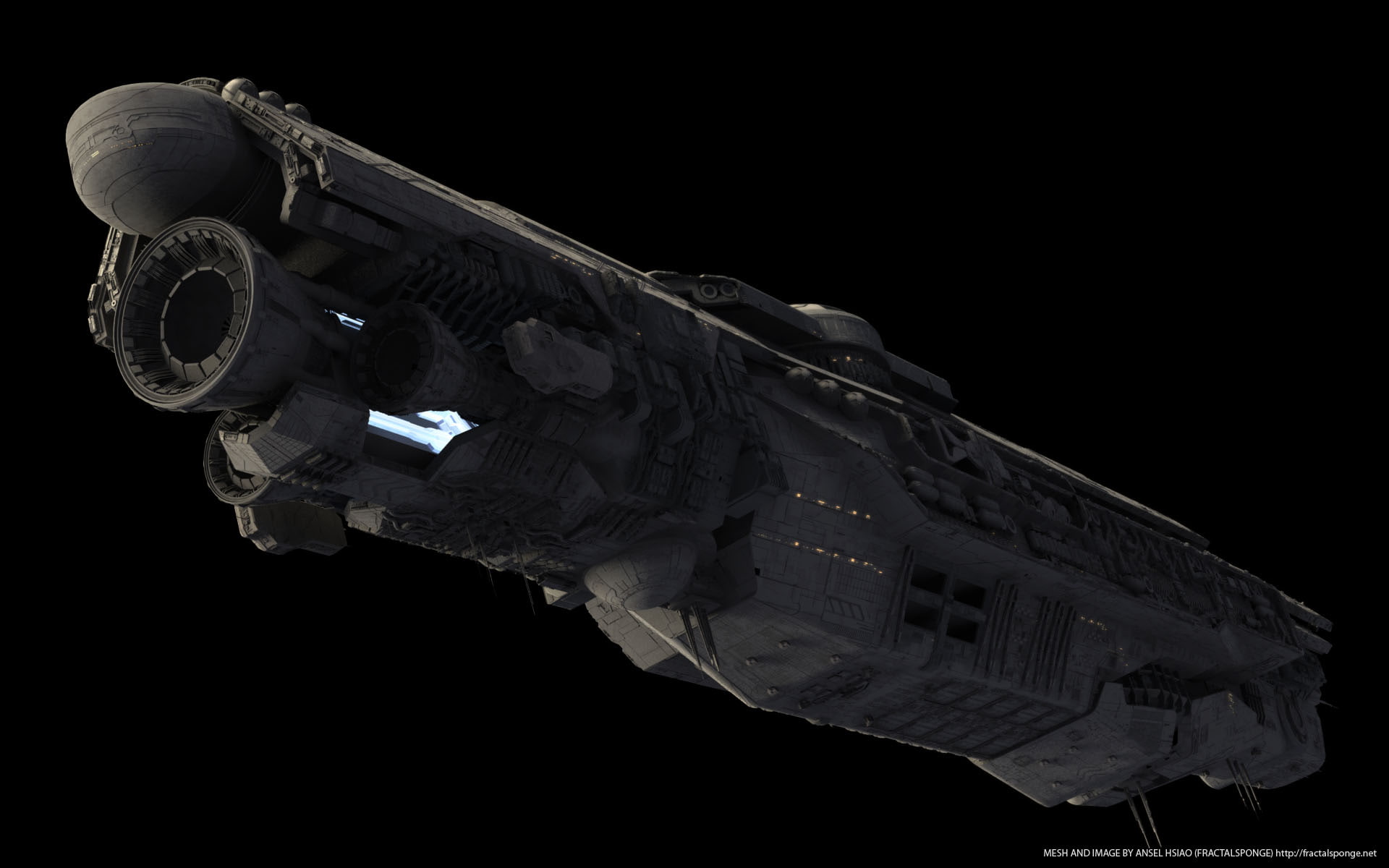 UNSC Infinity, Halo, 1080P, HD Wallpaper