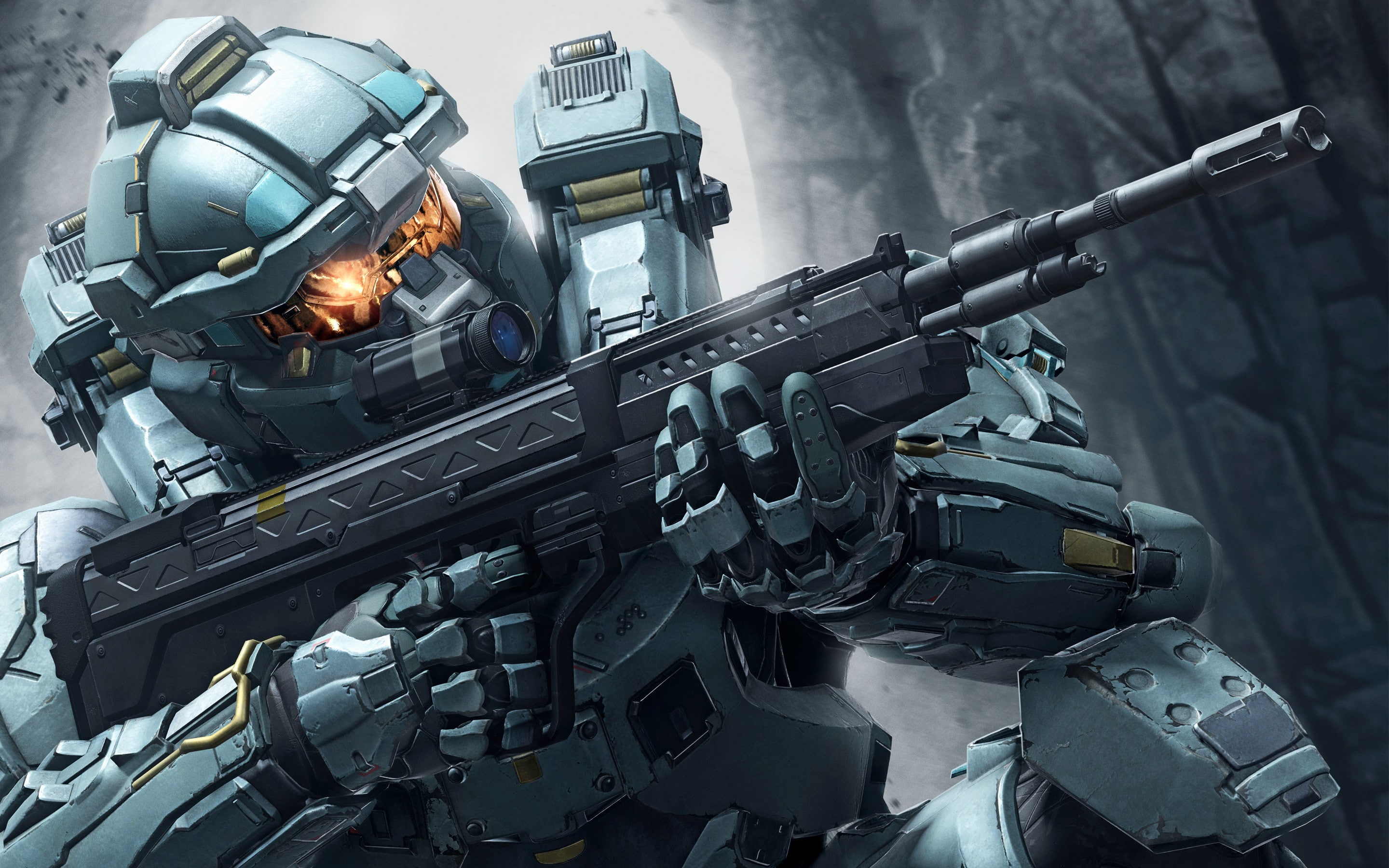 weapon, military, Fred-104, Halo 5, Halo 5: Guardians, soldier, video games, 2K, HD Wallpaper