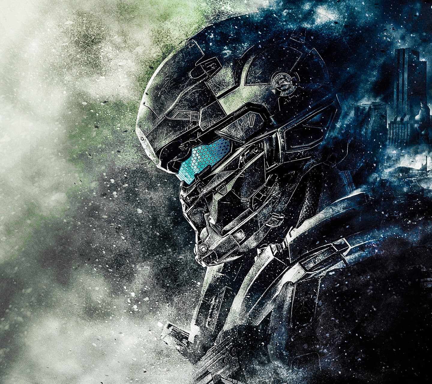 helmet, 720P, video games, Halo, Halo 5: Guardians, science fiction, HD Wallpaper