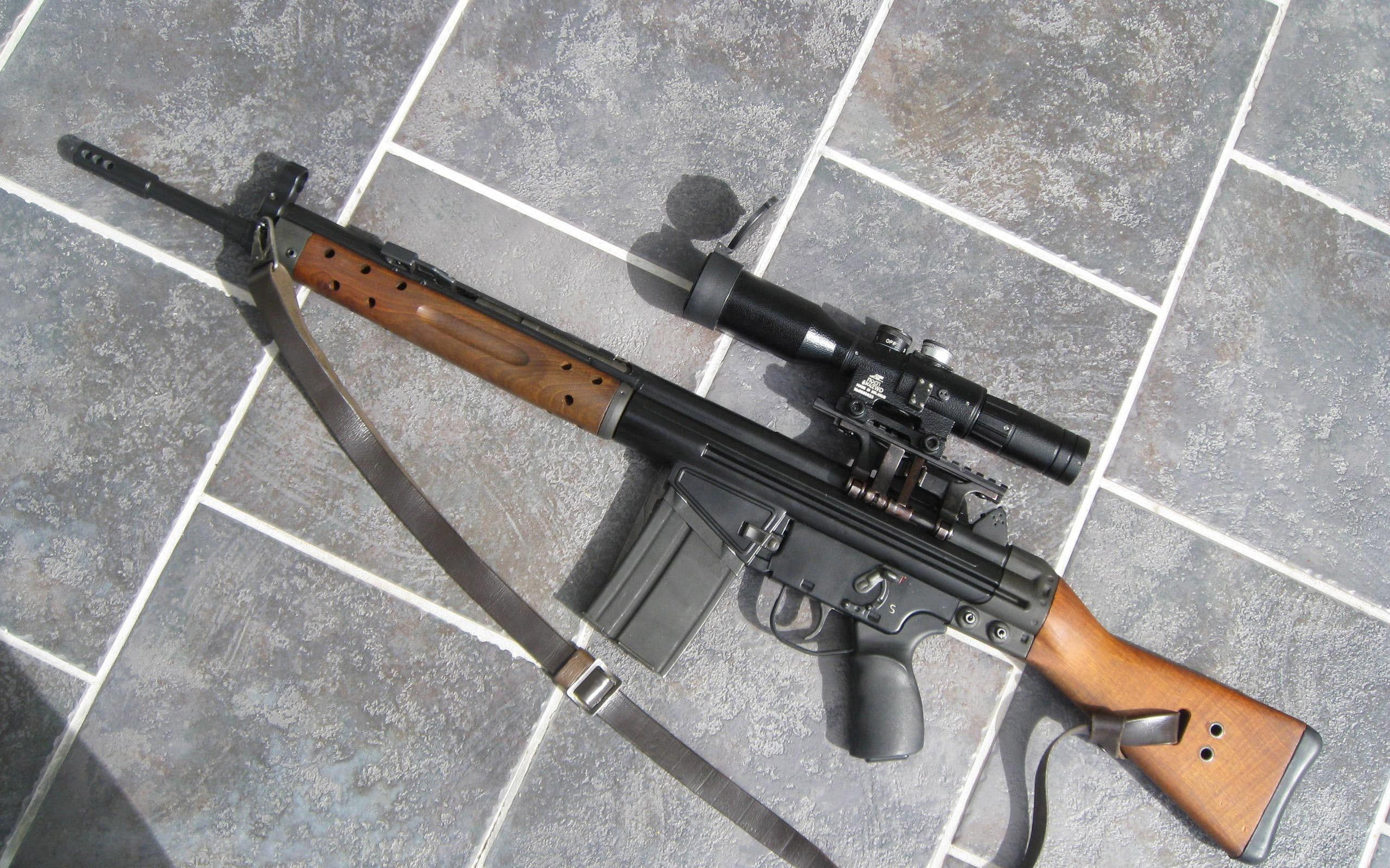 scope, 2K, ma, brown, 2560x1600, rifle, photography, black, HD Wallpaper
