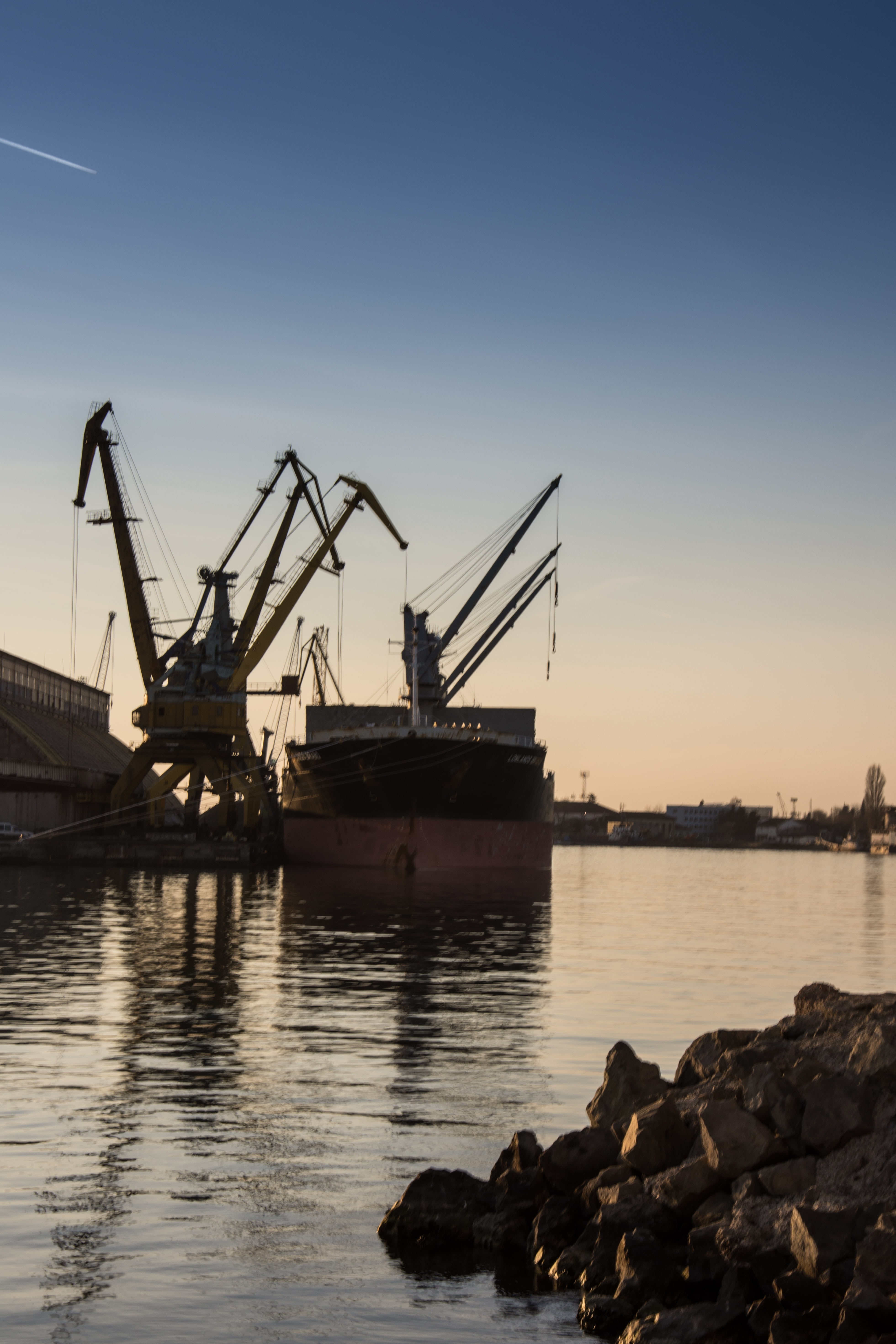 international, bulgaria, vessel, outdoors, industrial, equipment, 5K, nautical Vessel, transport, sea, loading, pier, maritime, dock, commercial, freight Transportation, Phone HD Wallpaper
