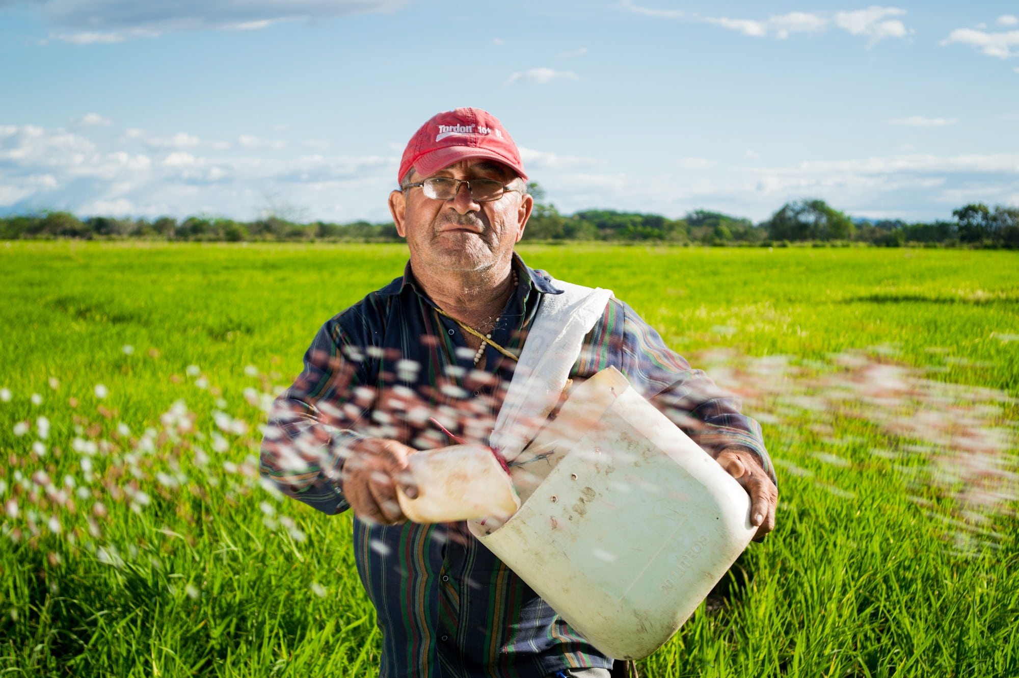 one person, landscape, green color, occupation, working, farm, man, neiva, tello, land, manual Worker, men, sleeved, farmer, white, senior men, rural Scene, HD Wallpaper