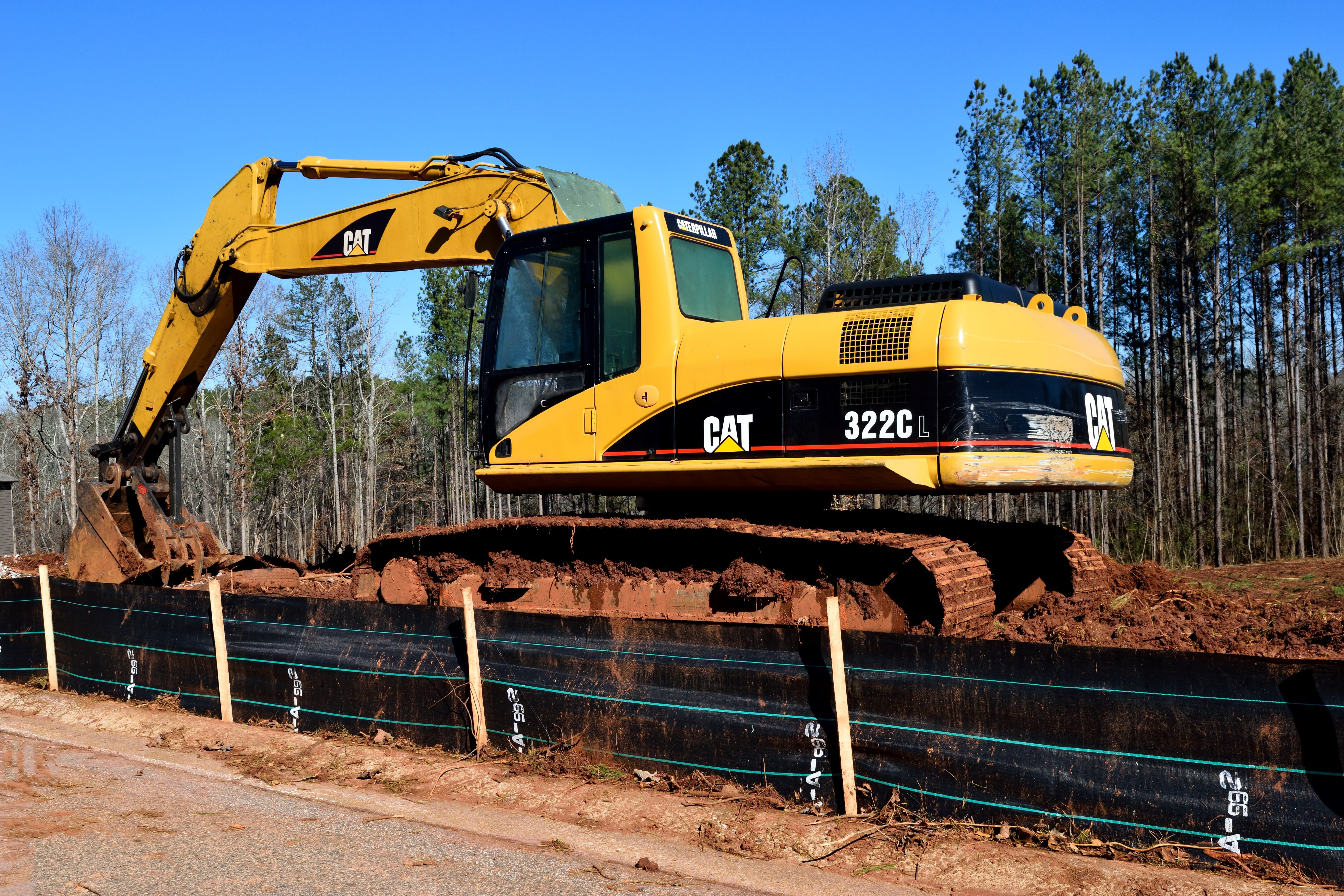 clear sky, bulldozer, transportation, metal, heavy equipment, school bus, nature, work, plant, 5K, construction equipment, mode of transportation, activity, HD Wallpaper
