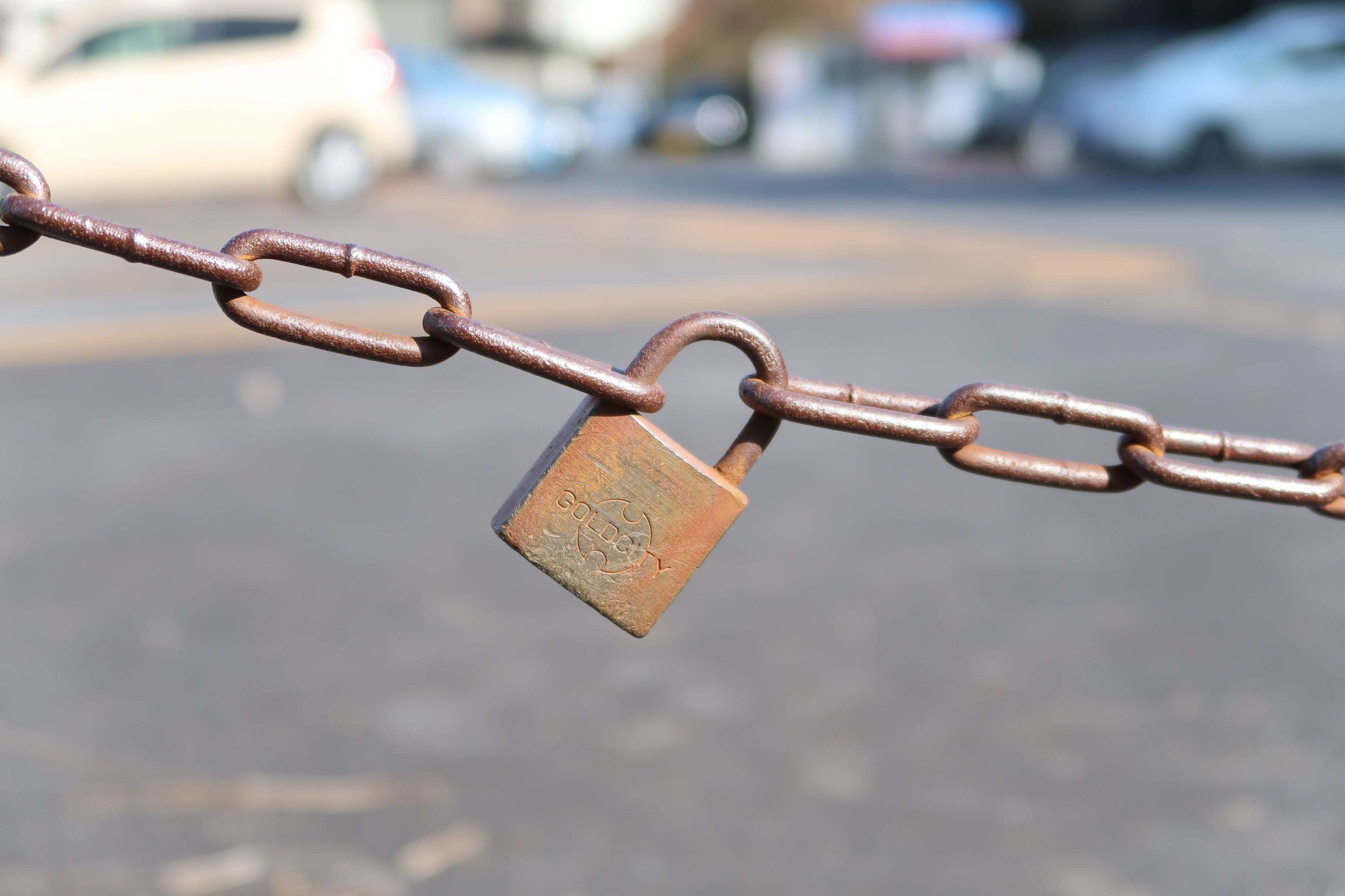 iron, love, focus on foreground, love lock, locksmiths, hanging, no people, day, protection, safe, chain, metal, safety, security, barrier, railing, 2K, HD Wallpaper