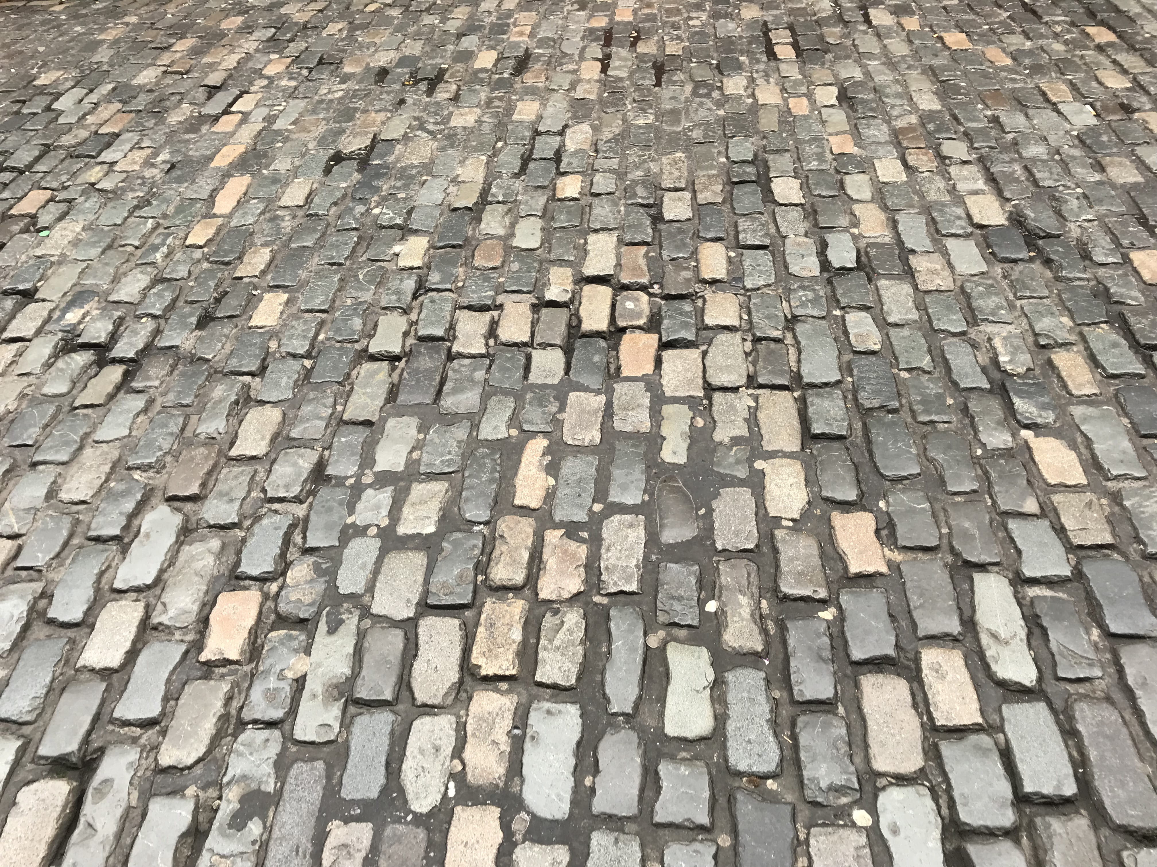 outdoors, the locksmiths, high angle view, paving stone, pattern, 4K, concrete, cobblestone, footpath, day, granite, built structure, pavement, stone, HD Wallpaper