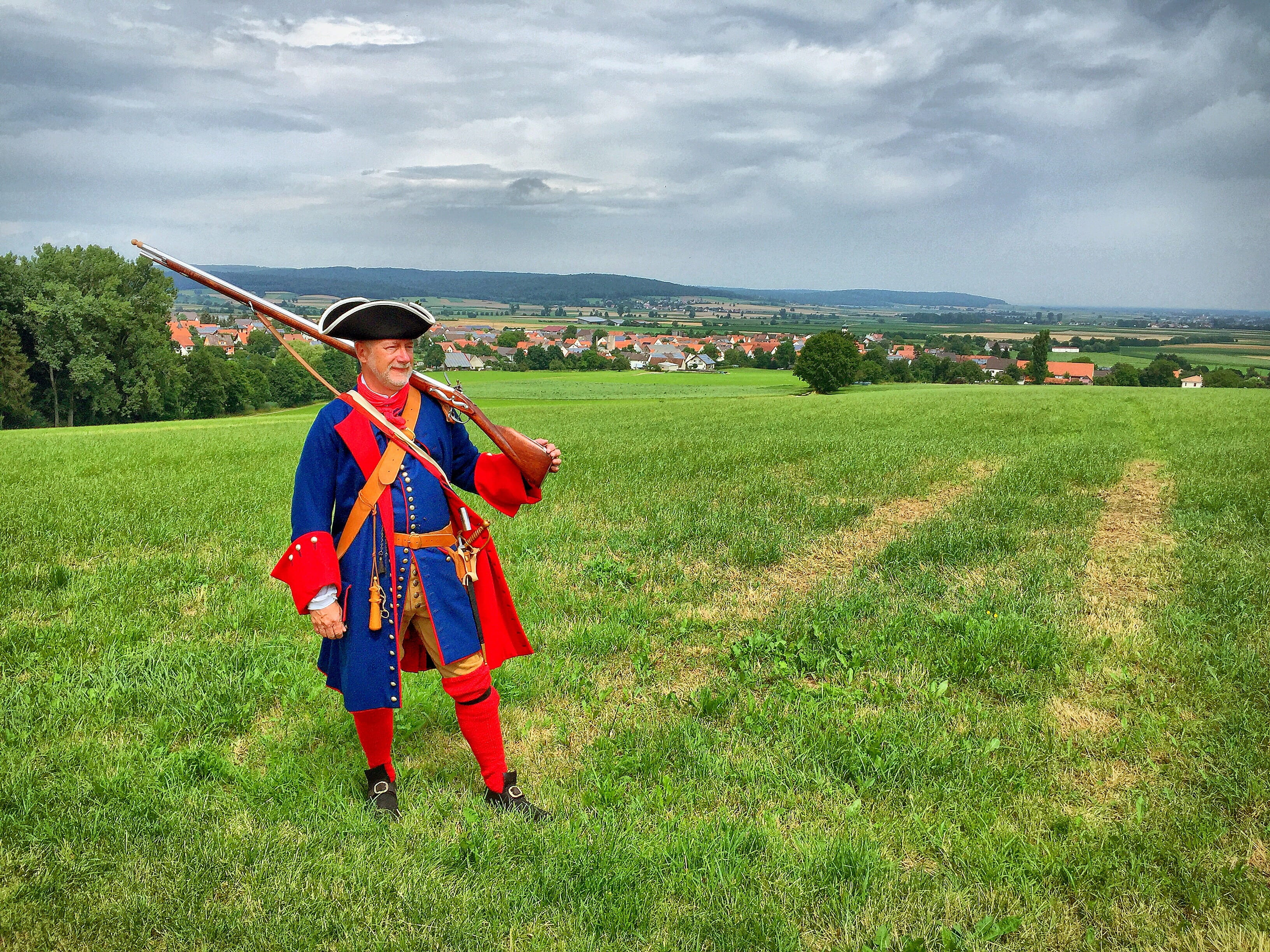 green color, bavaria, battle, beauty in nature, blenhem, bravery, walking, outdoors, full length, landscape, locksmith, 2K, victory, War, cape, one person, HD Wallpaper