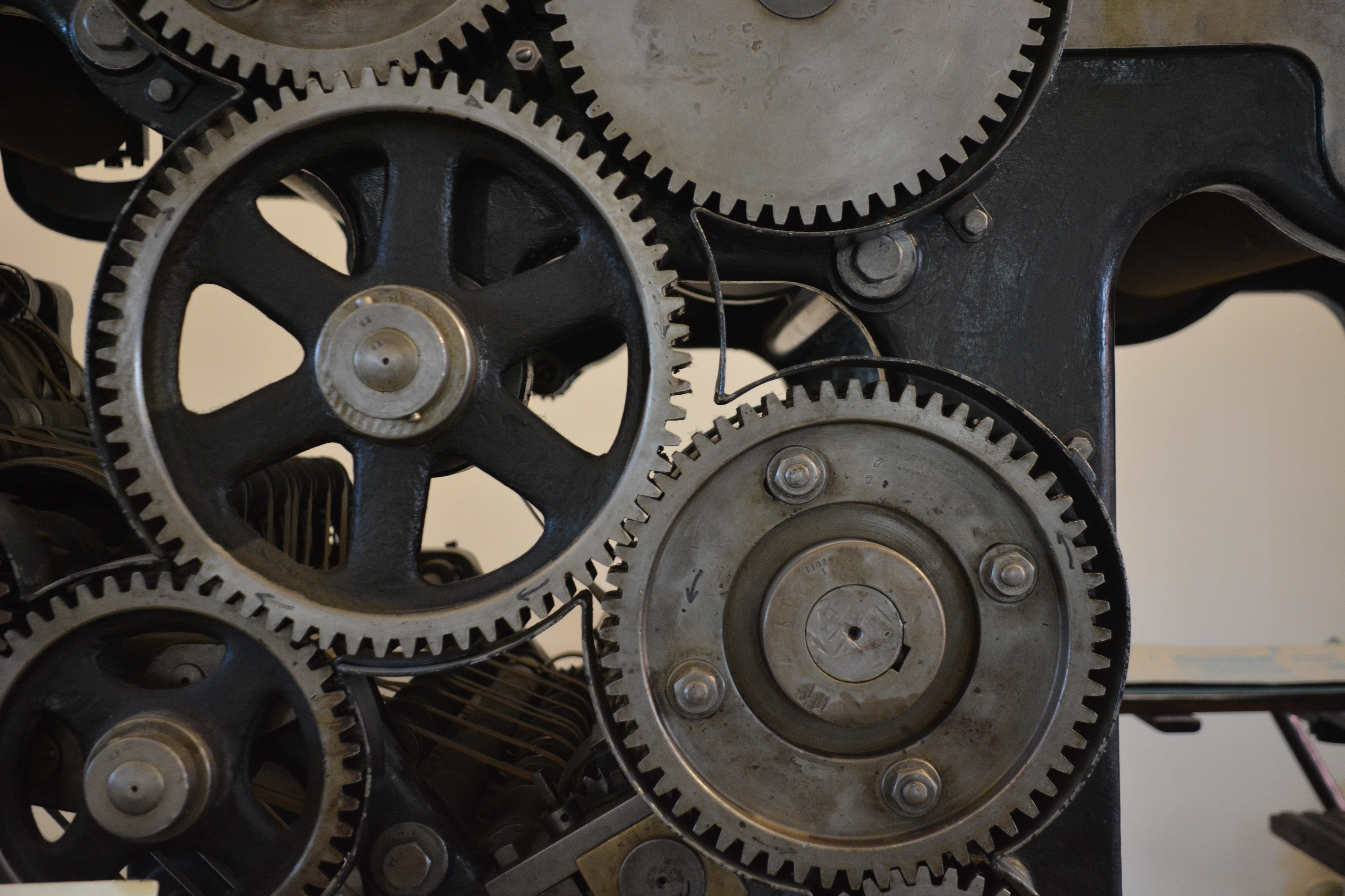 machinery, close-up, 5K, shape, detail, complexity, gears, circle, wheel, transportation, metal, clock, geometric shape, gear, no people, equipment, indoors, HD Wallpaper