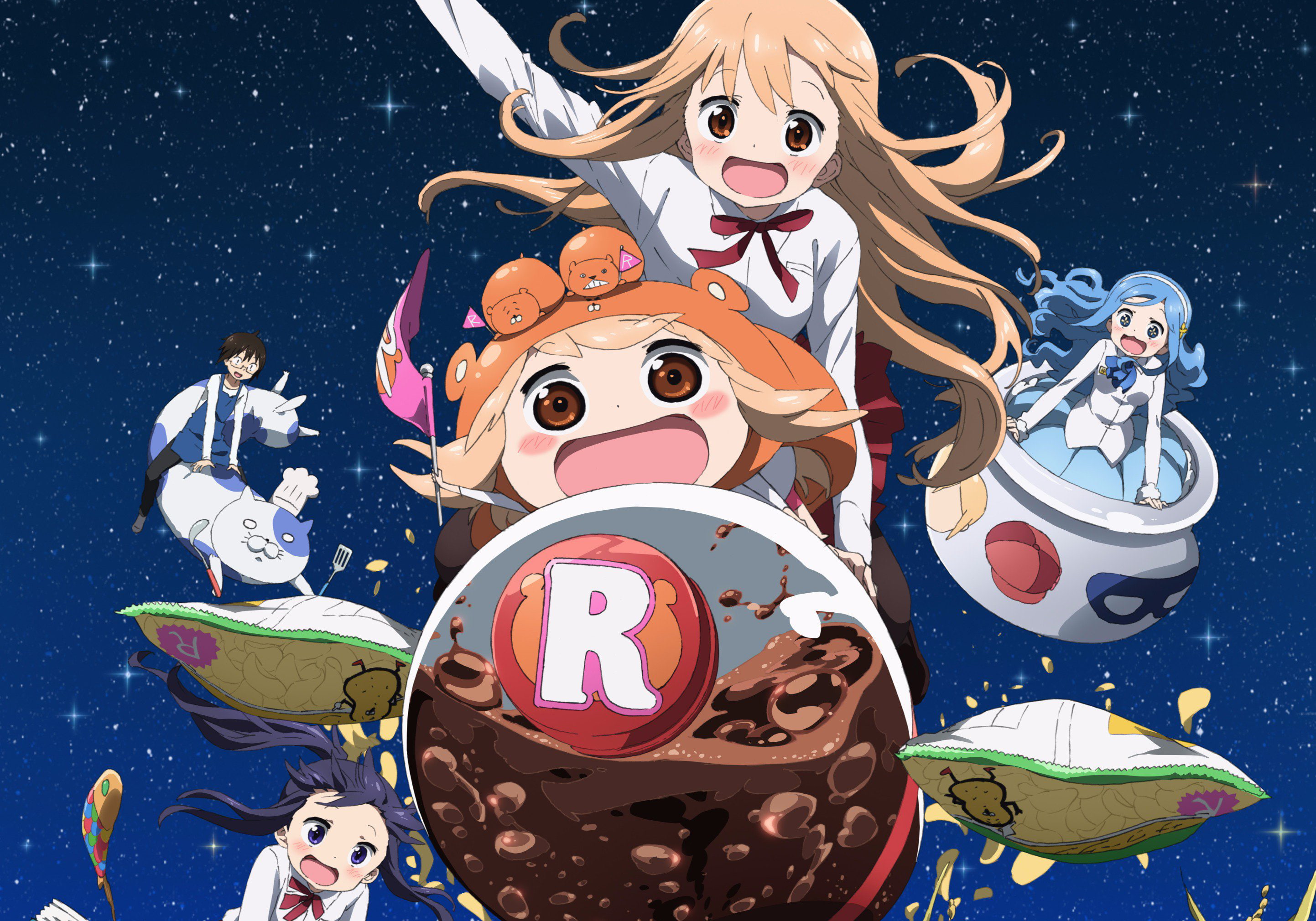 Doma Umaru, anime girls, Himouto! Umaru-chan, 2K, anime, HD Wallpaper