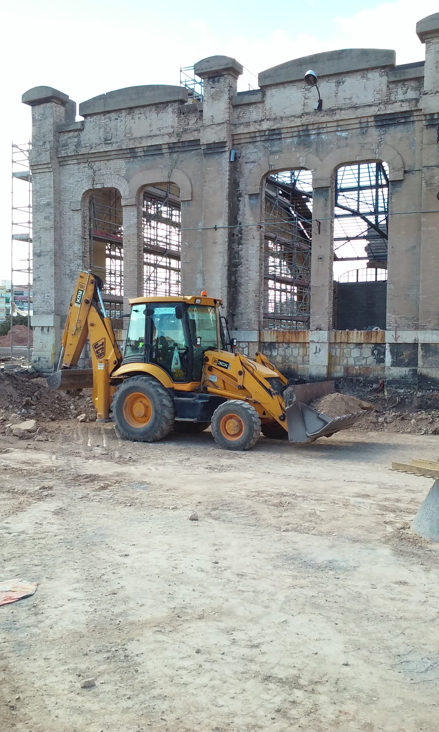 mode of transportation, concrete, place of Work, built Structure, day, development, industry, earth mover, no people, equipment, construction Machinery, Phone HD Wallpaper