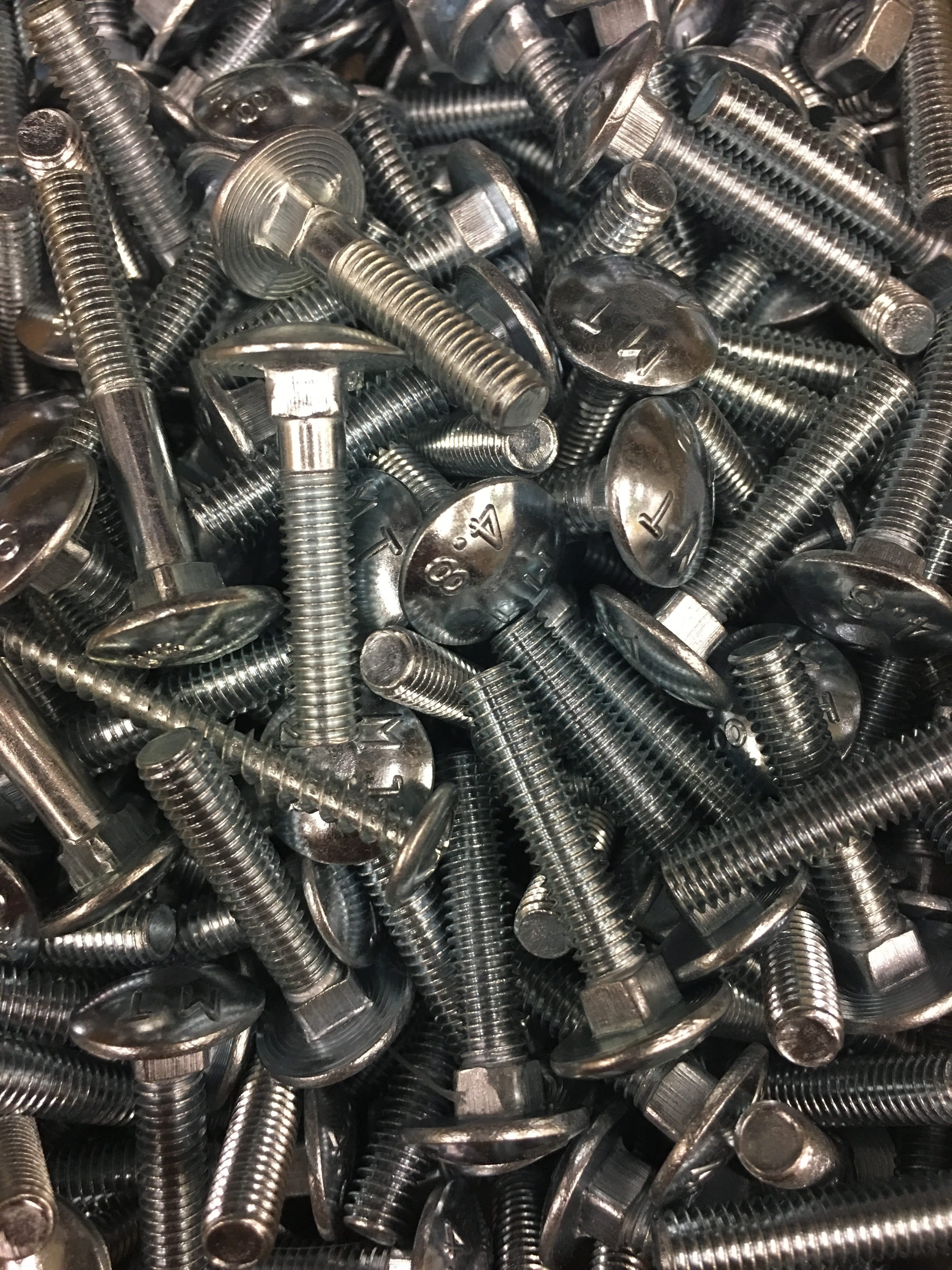 directly above, iron - metal, high angle view, no people, tool, Screws, close-up, heap, nuts, abundance, 4K, Industry, Tools, the industry, still life, Phone HD Wallpaper