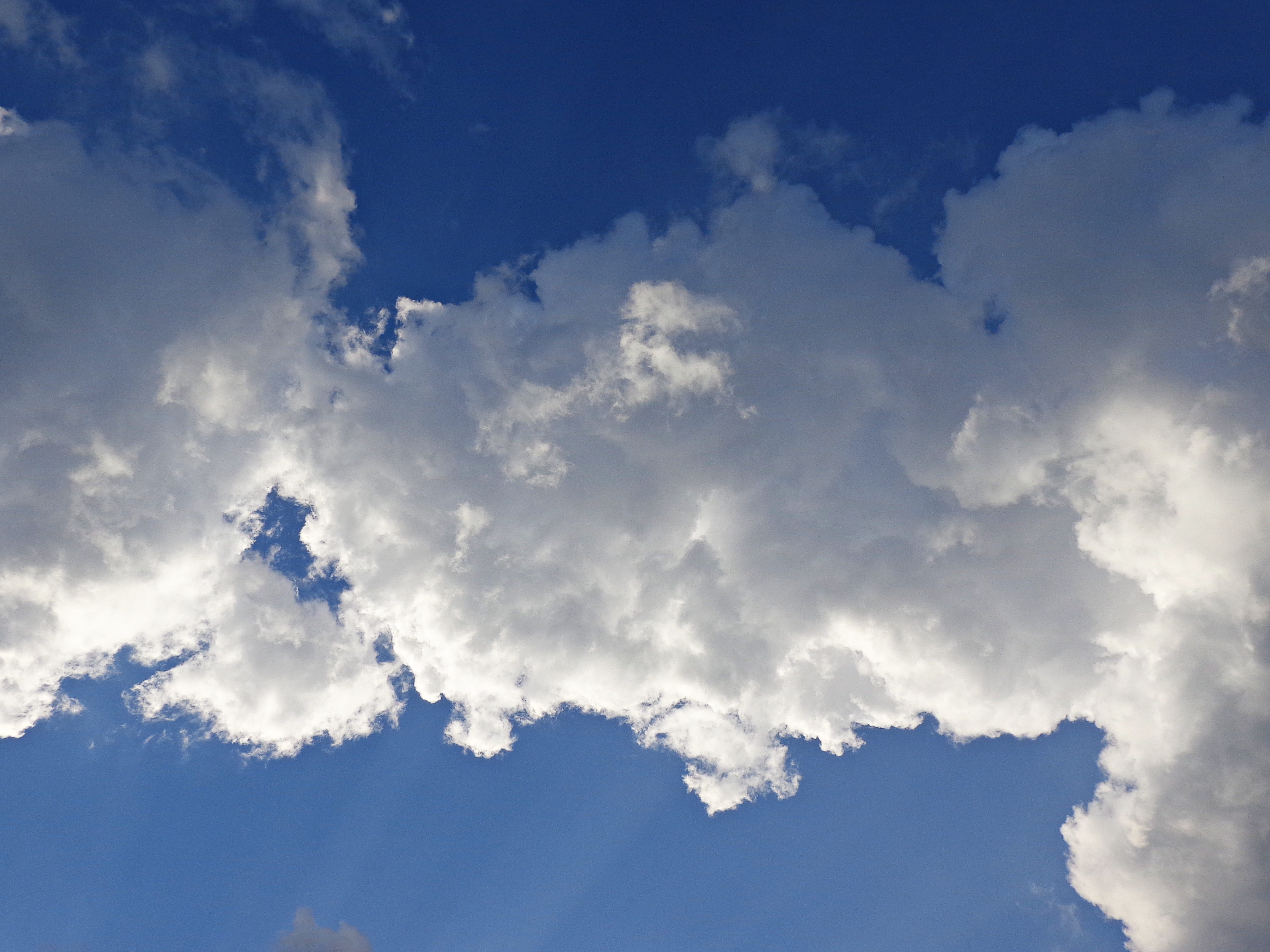 tranquil scene, day, cloud, the background, Nature, blue, cloudscape, tranquility, storm, beauty in nature, no people, fluffy, blue sky, Sky, rays of the sun, HD Wallpaper